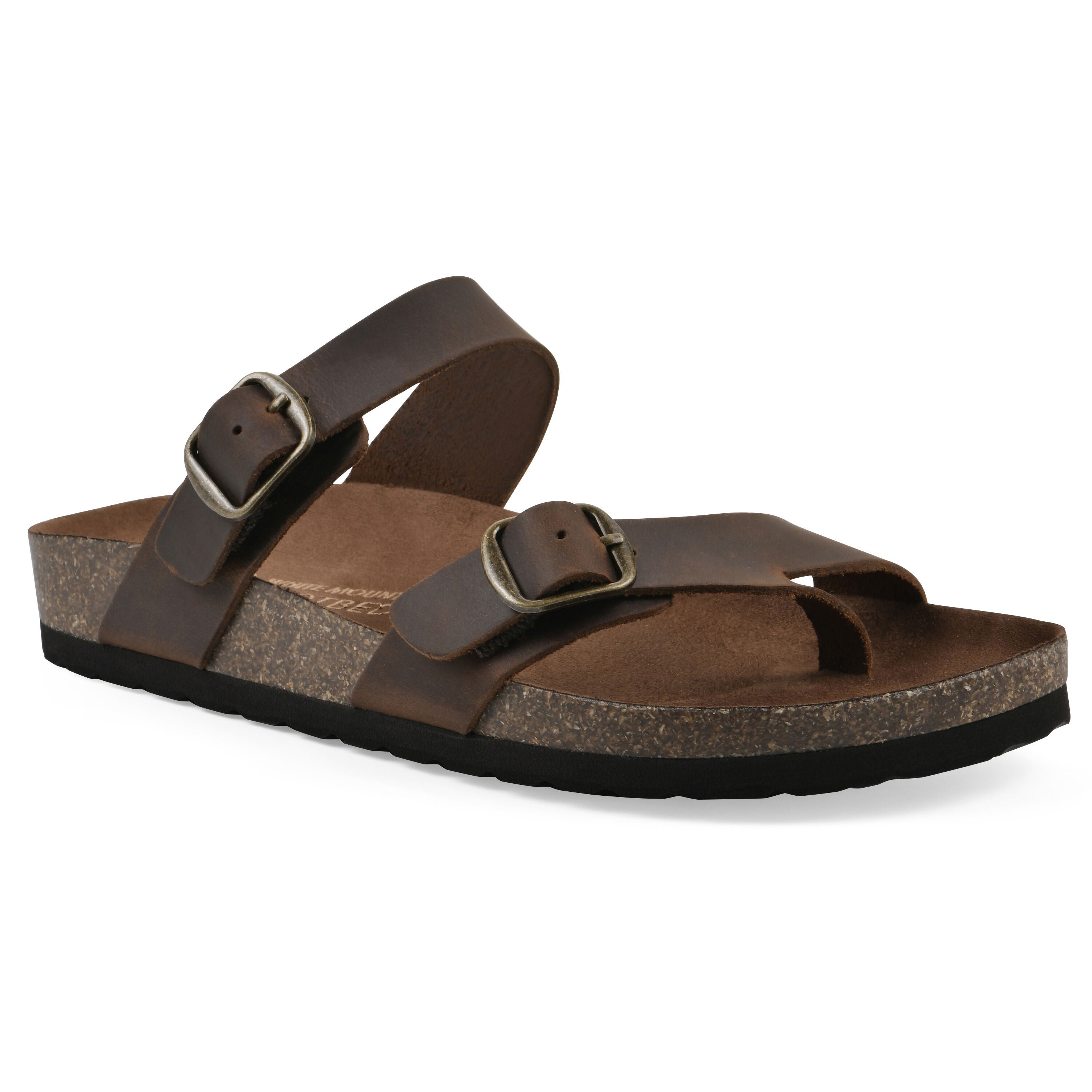 Grams Footbeds Sandal, BROWN LEATHER, hi-res image number 0