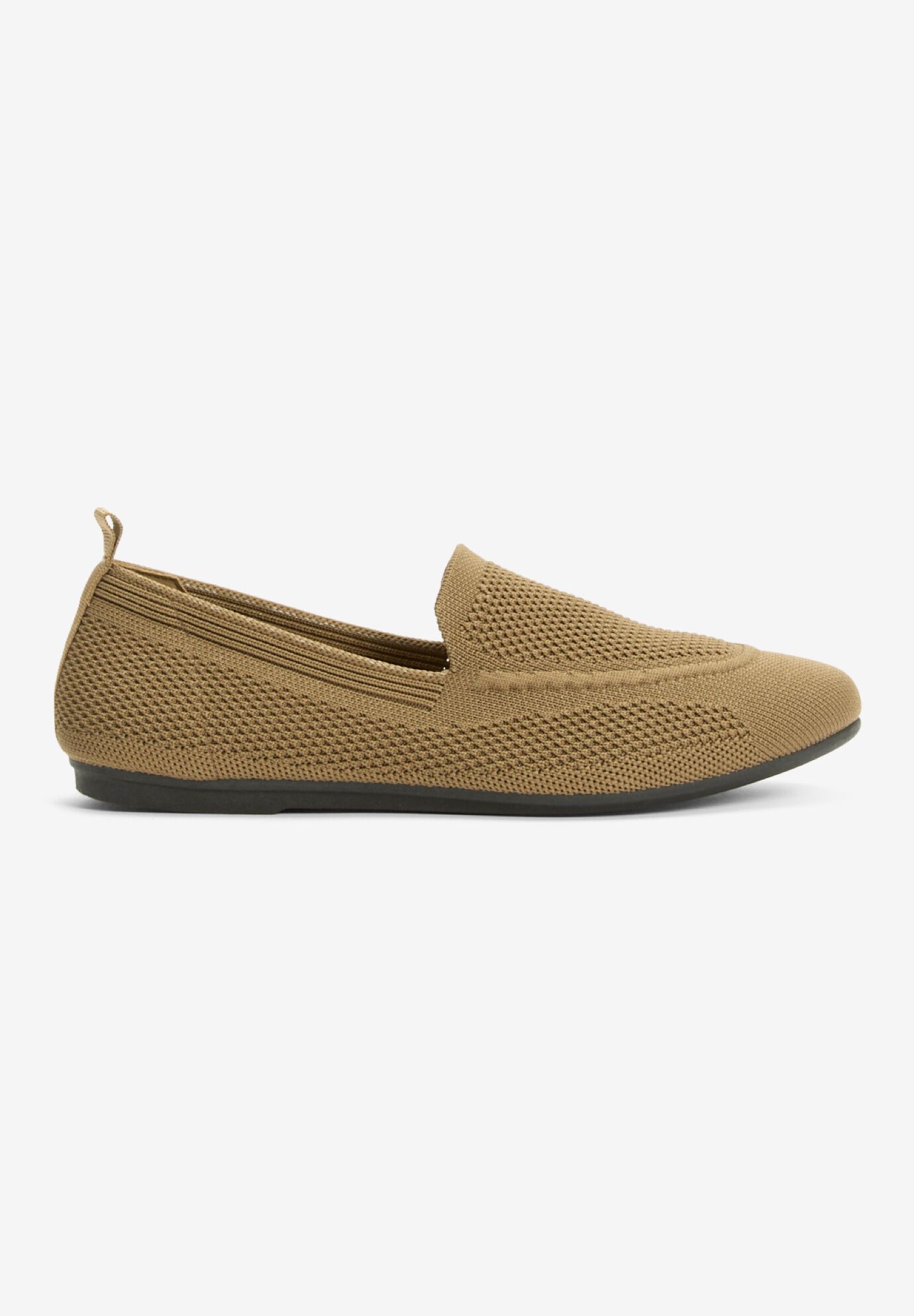 The Sabrina Slip On Flat, BROWN, alternate image number 3