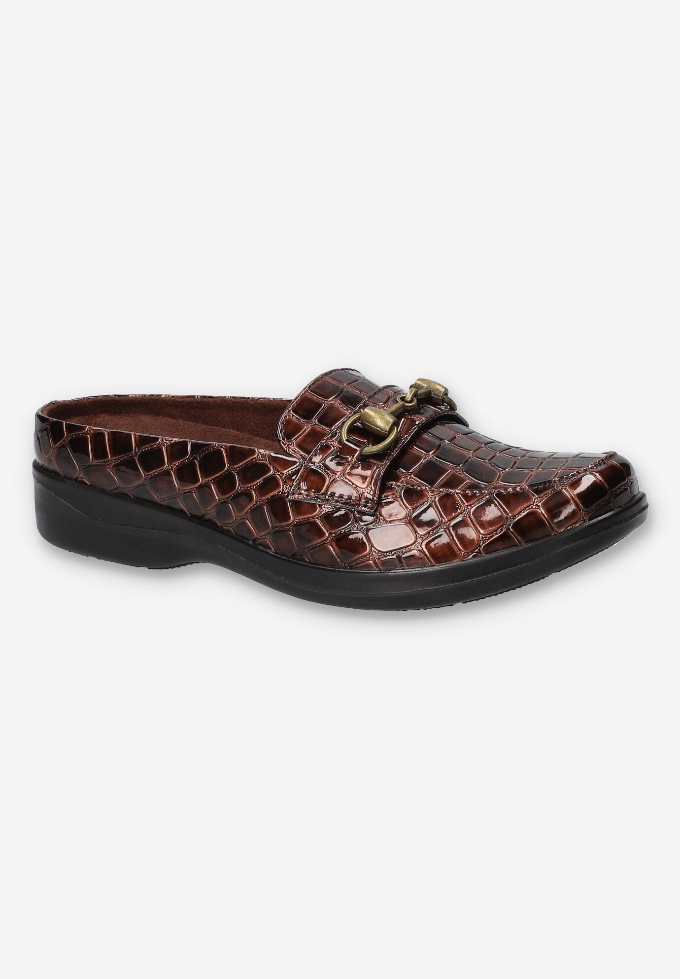 Nell Comfort Mule, BROWN CROCO, hi-res image number 0