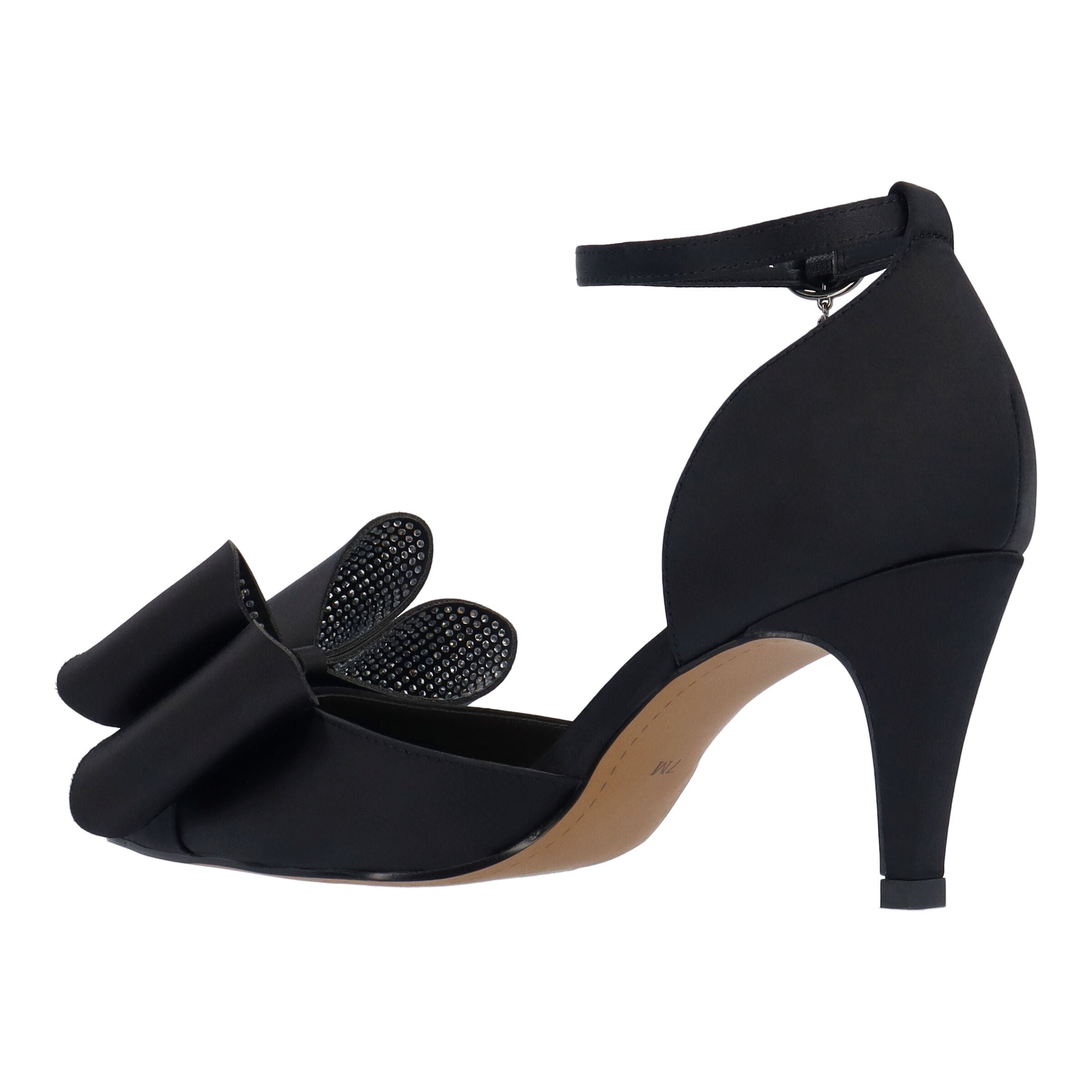 Pammie Ankle Strap Pump, BLACK, alternate image number 5