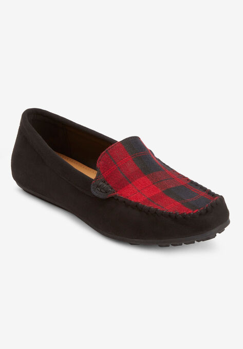 The Milena Moccasin , BUFFALO PLAID, hi-res image number null