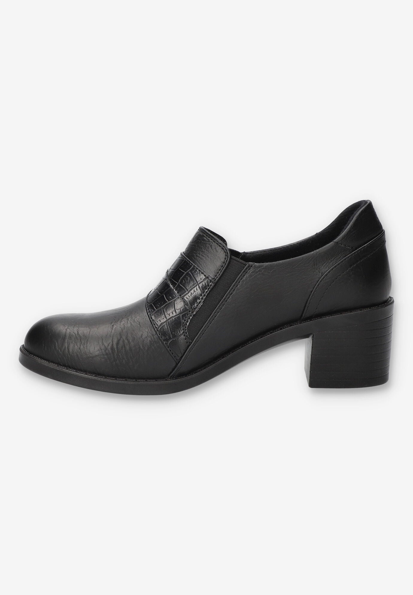 Lavelle Comfort Shootie, BLACK CROCO, alternate image number 4