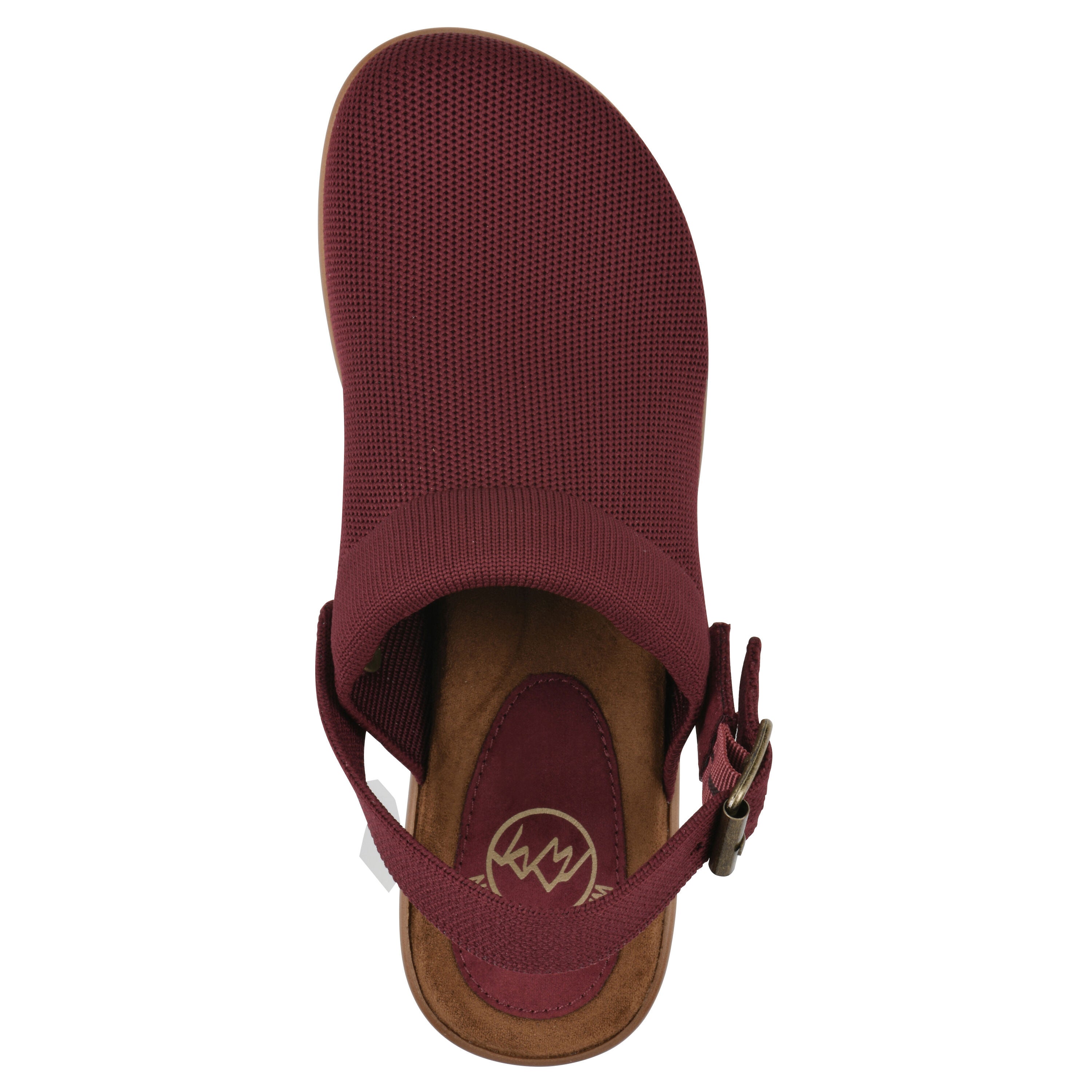 Viable Slingback Clog, BURGUNDY FABRIC, alternate image number 4