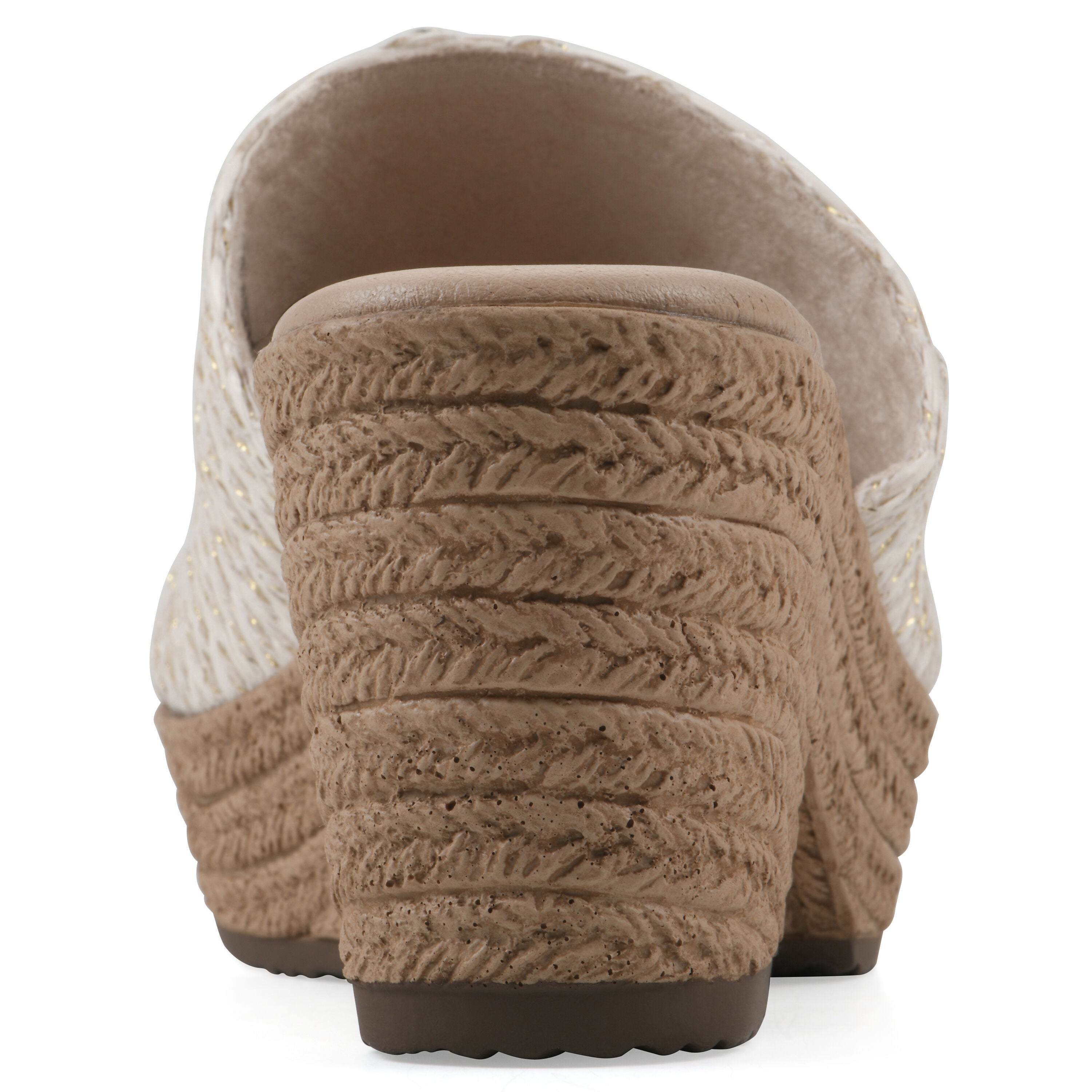 Biancia Wedge Sandal, WHITE METALLIC, on-hover image number 1