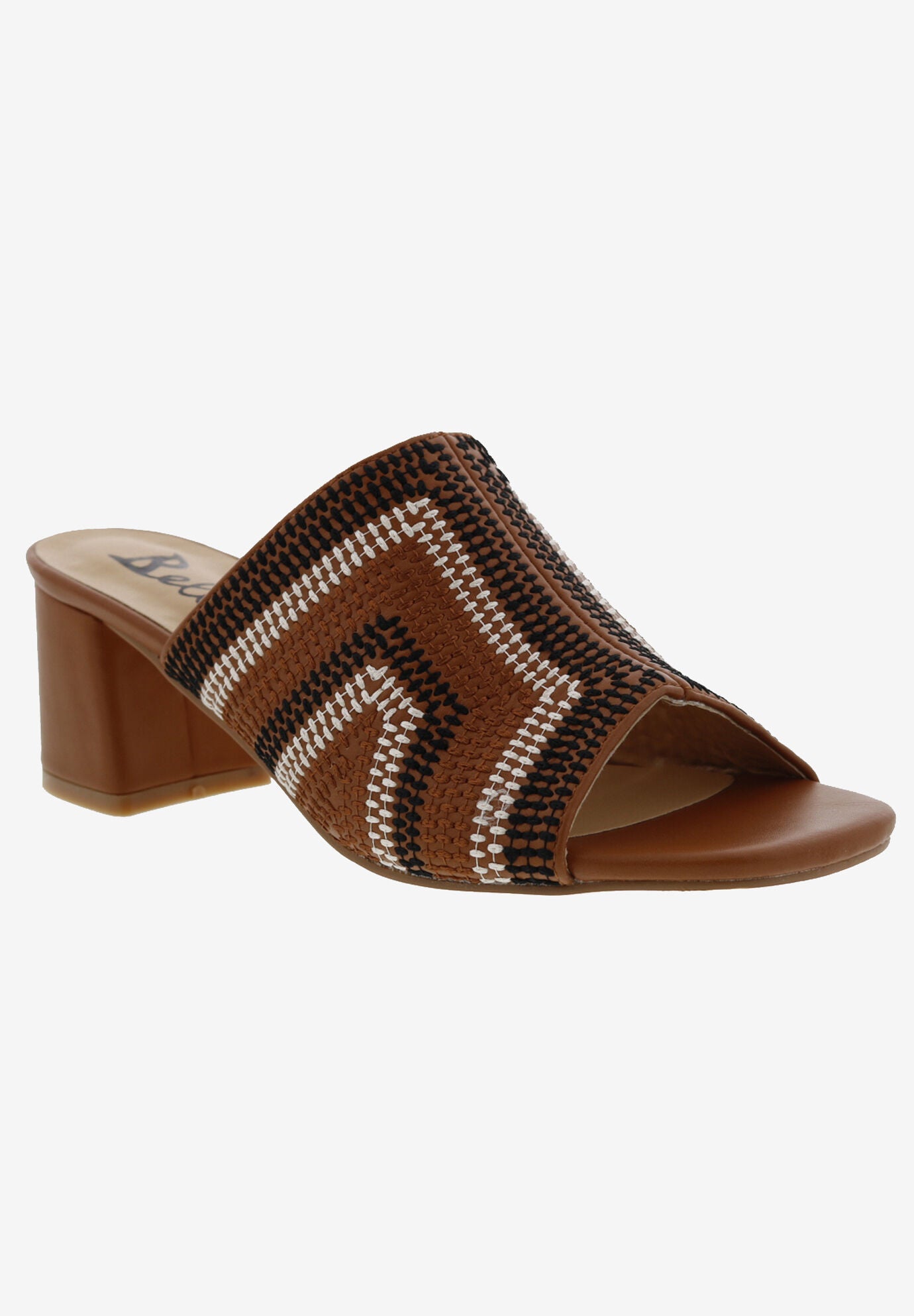 Faint Mule, TAN BLACK WOVEN, hi-res image number 0