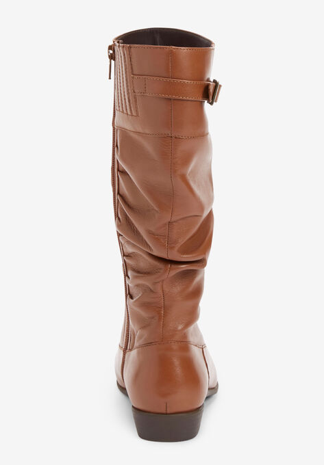 The Monica Wide Calf Leather Boot, , on-hover image number null