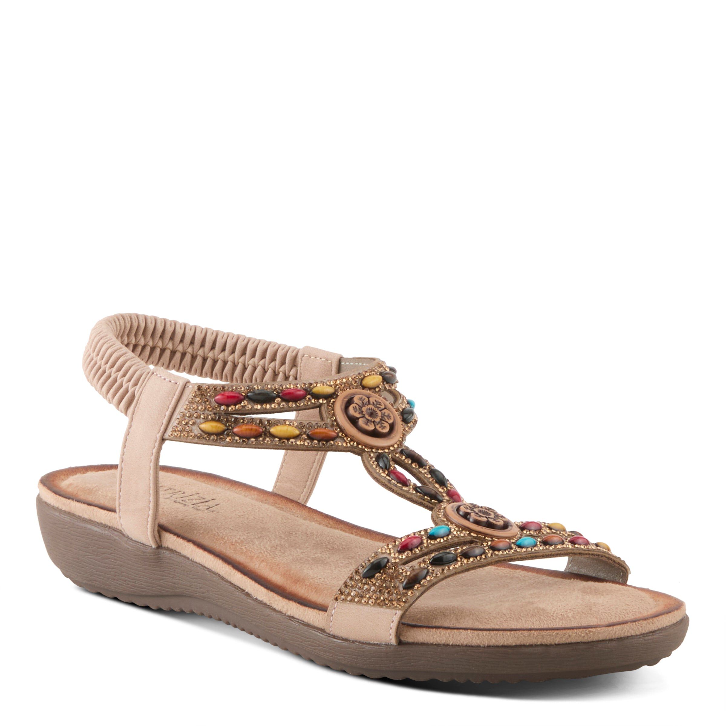 Ponyo Ankle Strap Sandal, BEIGE, hi-res image number 0