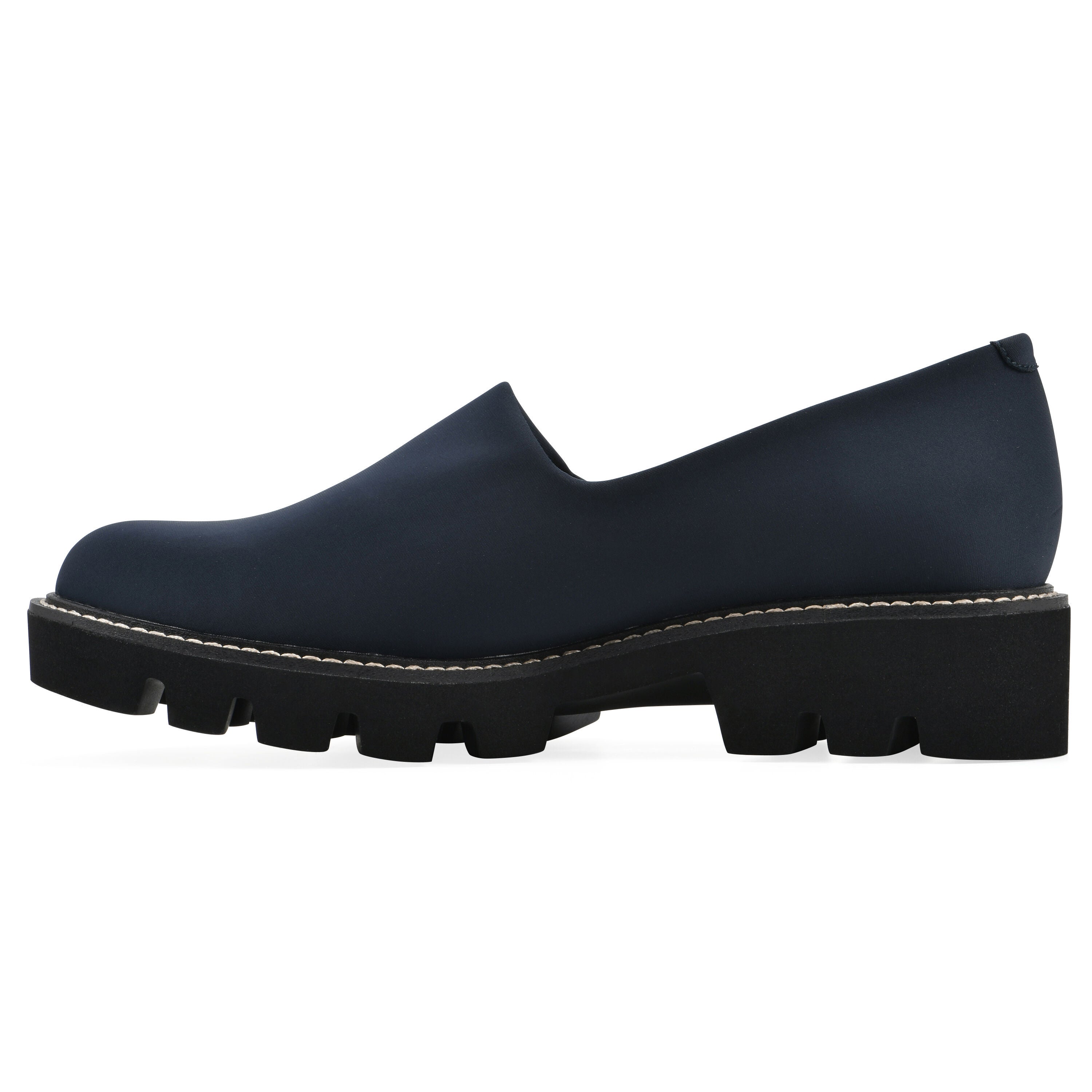 Gianni Lug Sole Flat, NAVY FABRIC, alternate image number 3