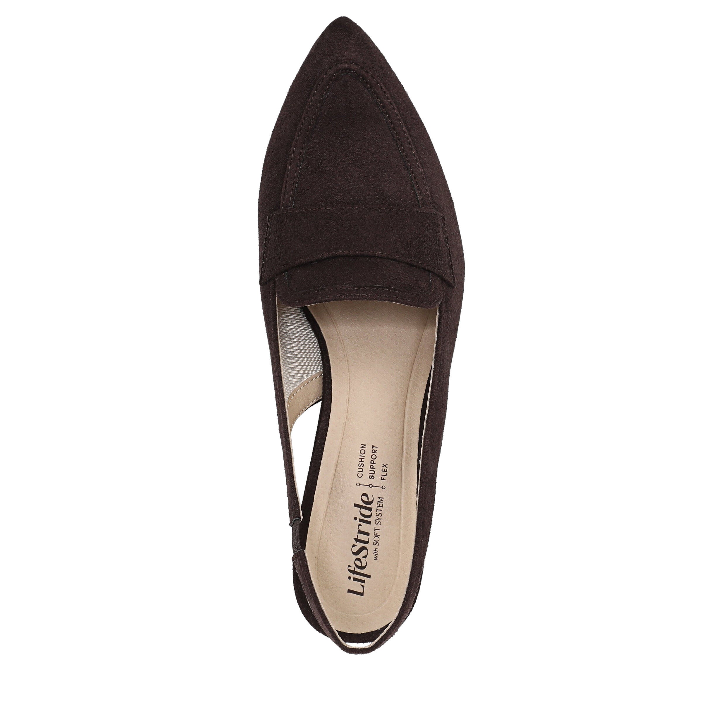 Angel Slingback Pump, DARK CHOCOLATE, alternate image number 6