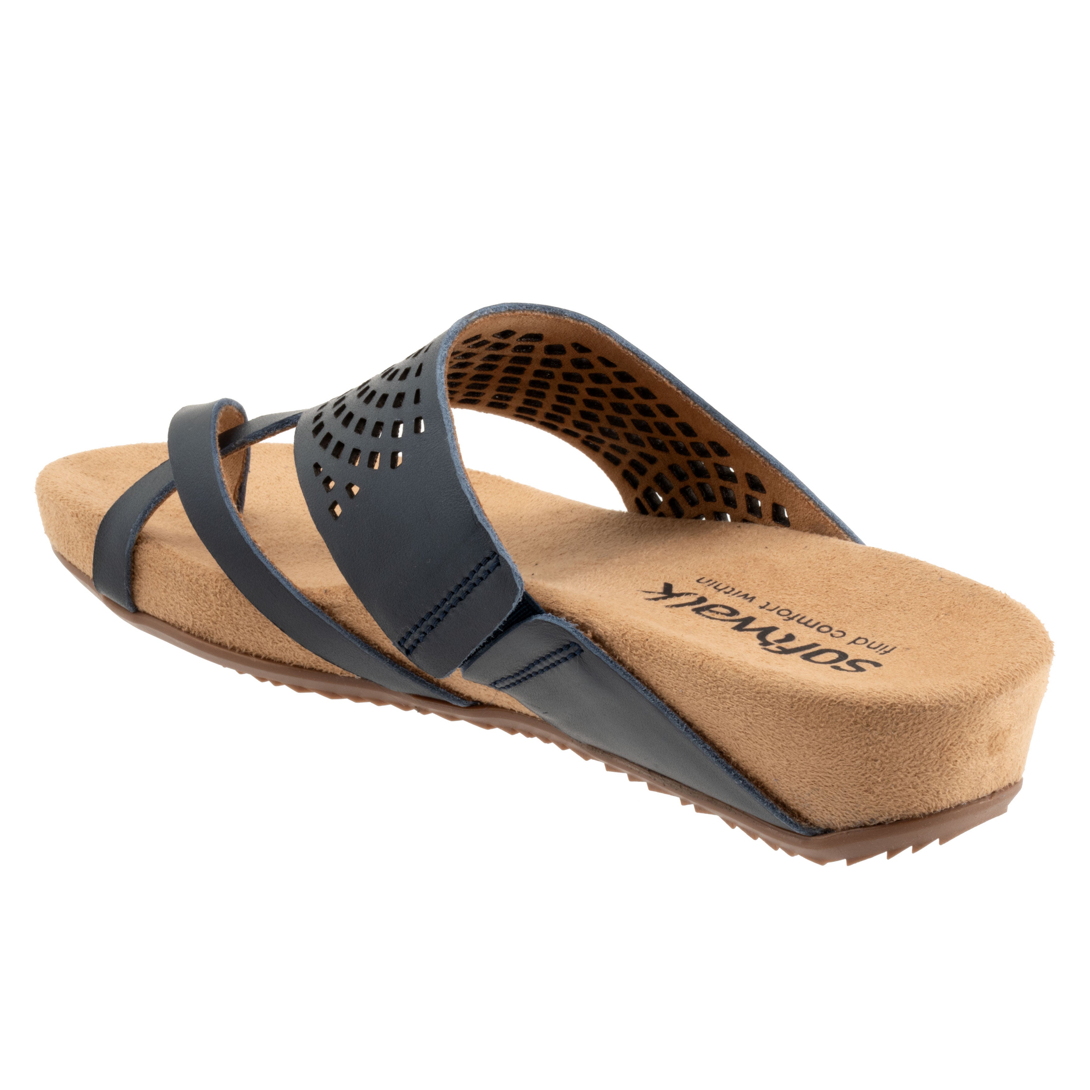 Blaine Perf Sandal, NAVY, on-hover image number 1