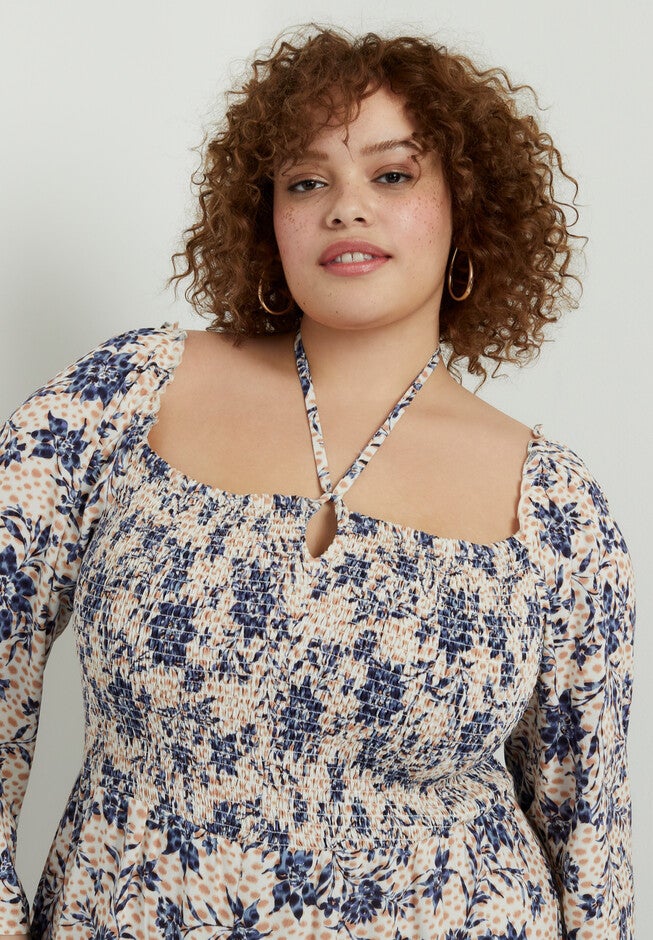 Smocked Jumpsuit, , alternate image number null