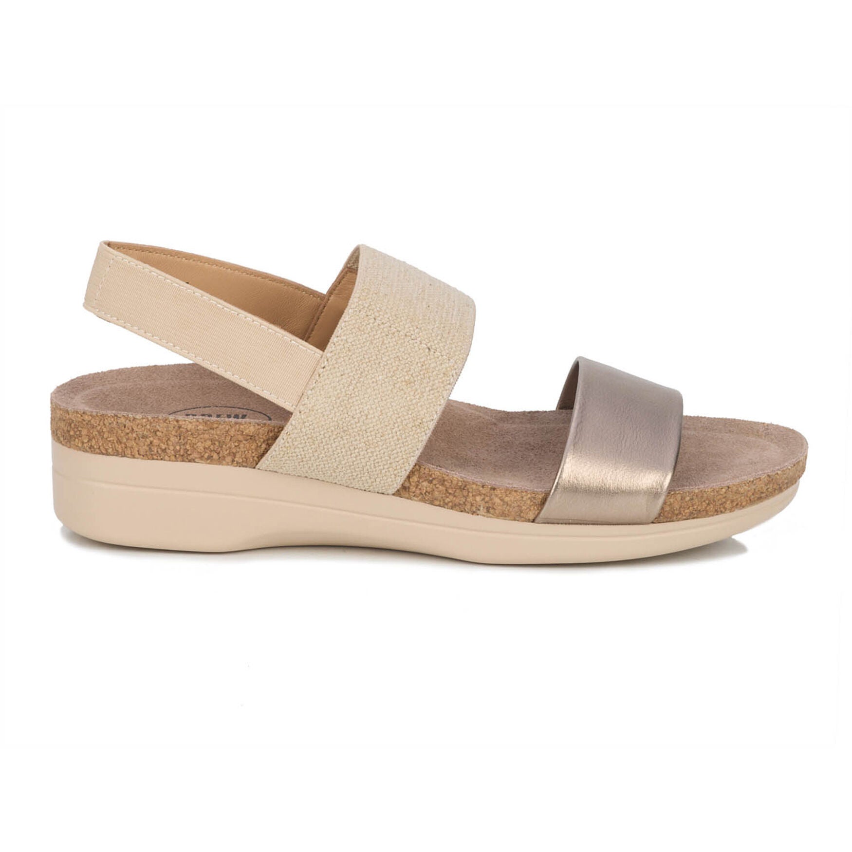 Maeve Stretch Strap Sandal, NATURAL CHAMPAGNE, alternate image number 2