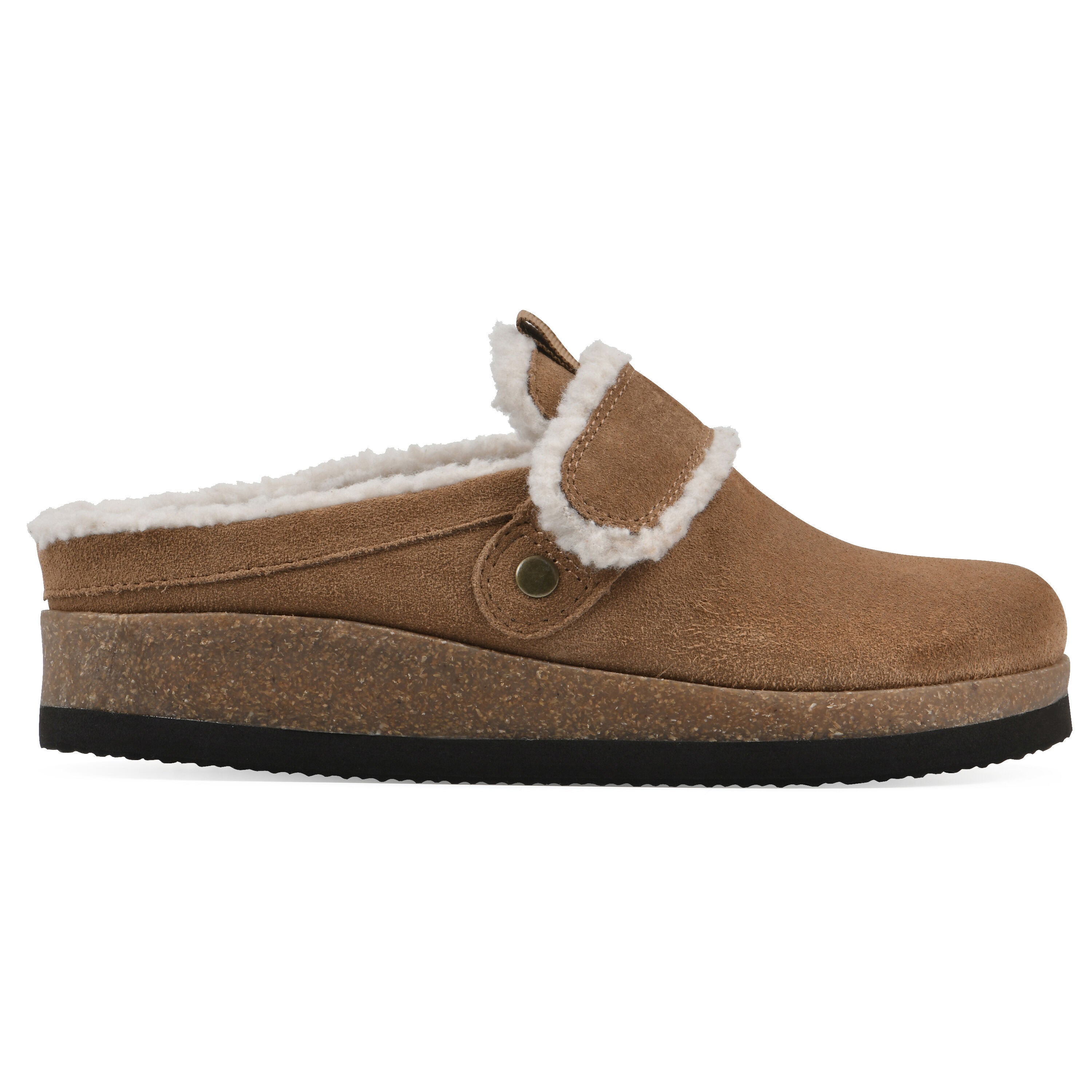 Baylen Footbeds Clog, CHESTNUT SUEDE, alternate image number 2