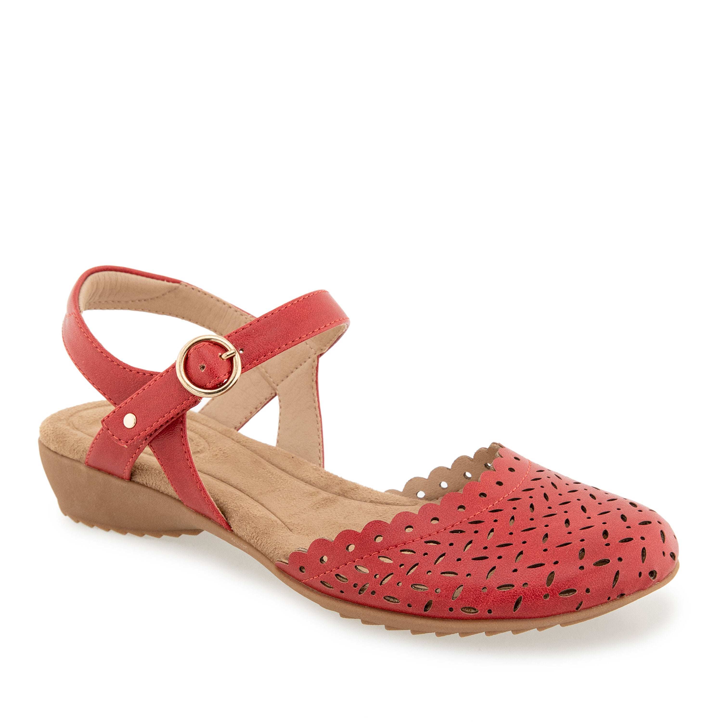 Vinya Hook & Loop Casual Shoe, RED, hi-res image number 0
