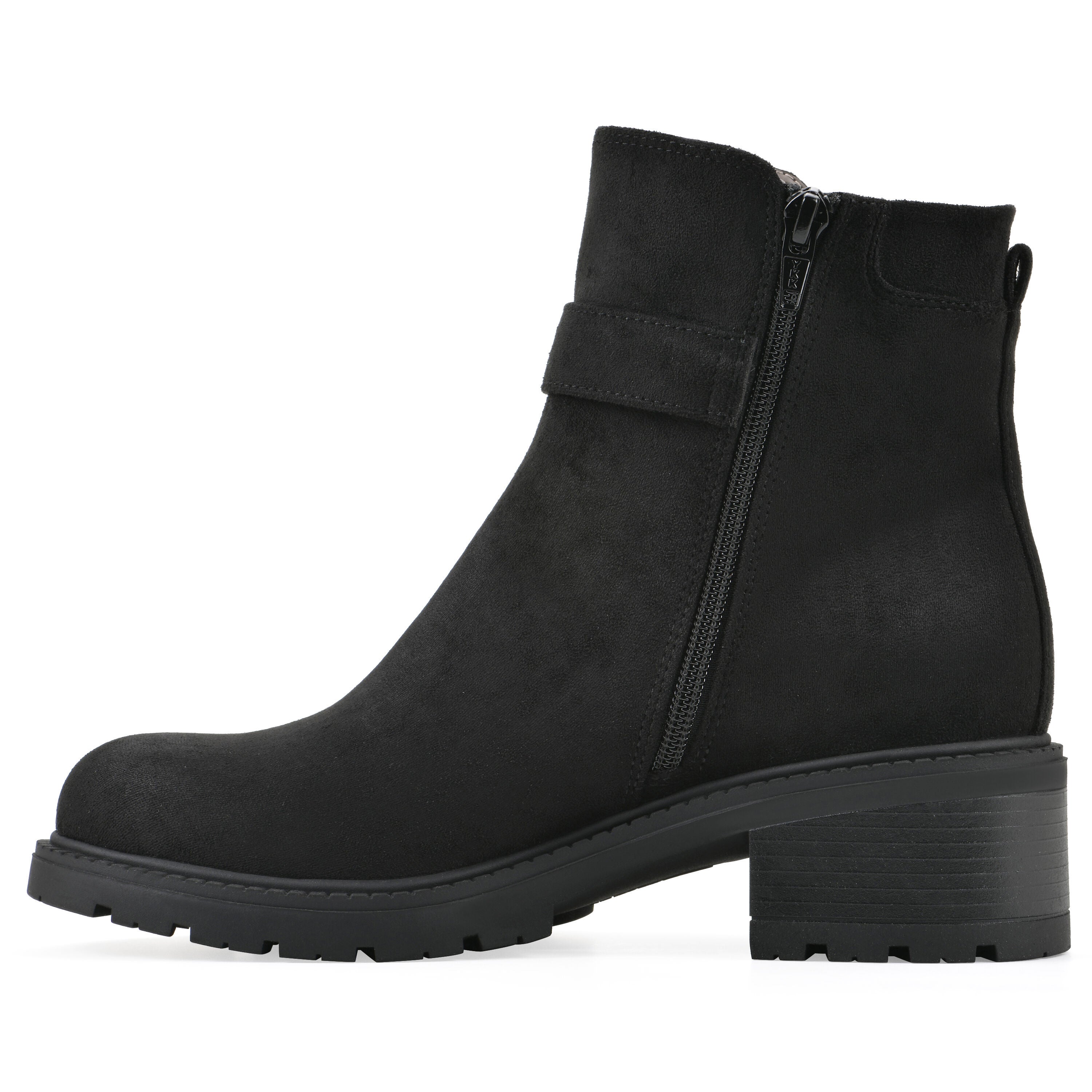 Bodie Lug Sole Bootie, BLACK FABRIC, alternate image number 3