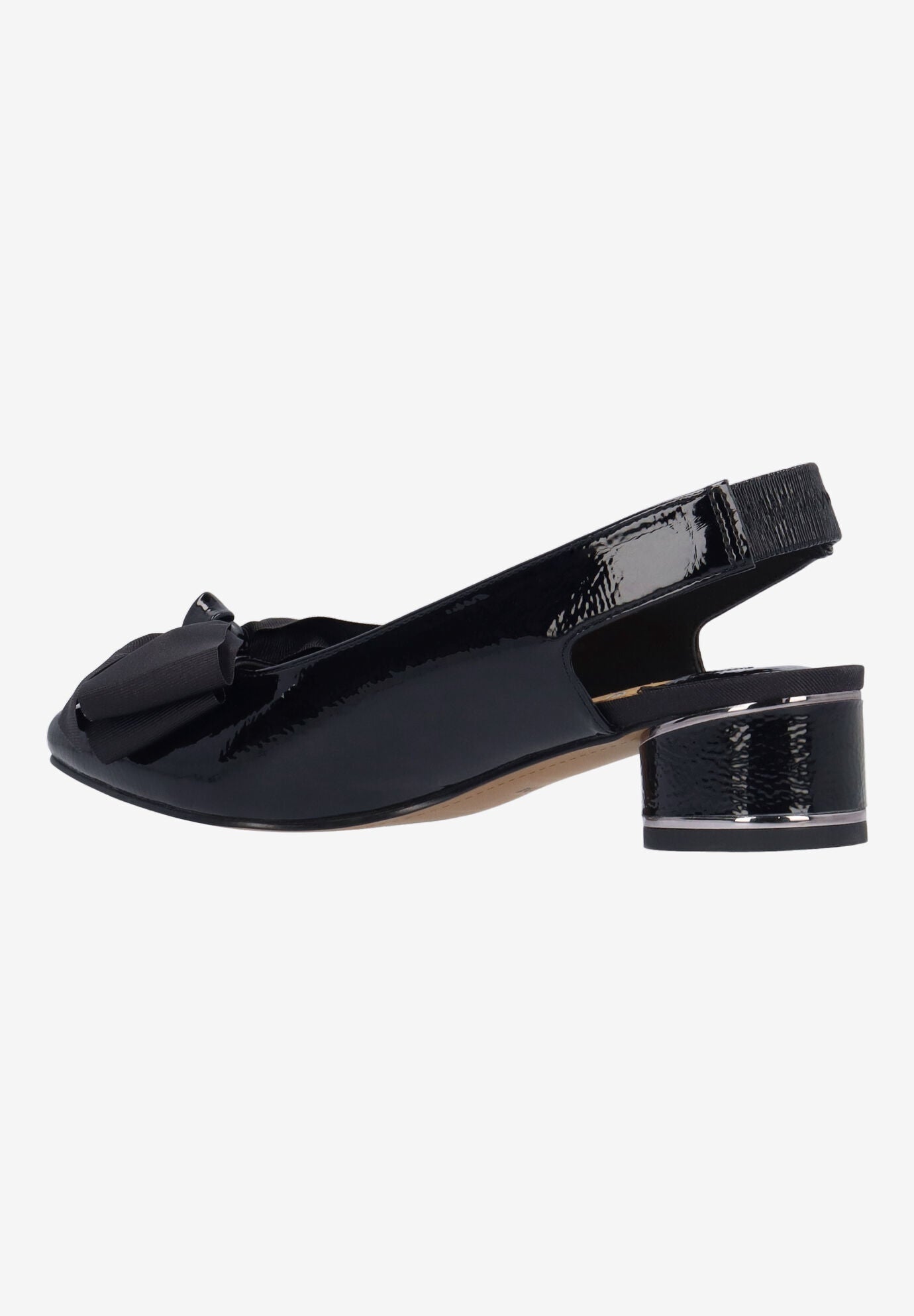 Lazule Slingback Pump, BLACK, alternate image number 5