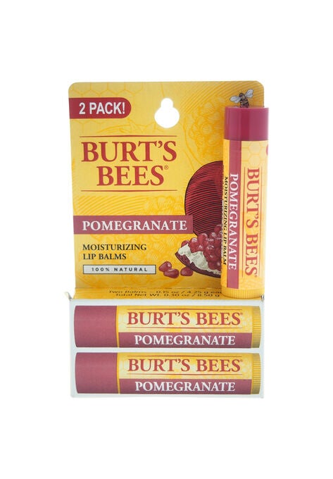 Pomegranate Moisturizing Lip Balm Twin Pack -2 X 0.15 Oz Lip Balm, O, hi-res image number null