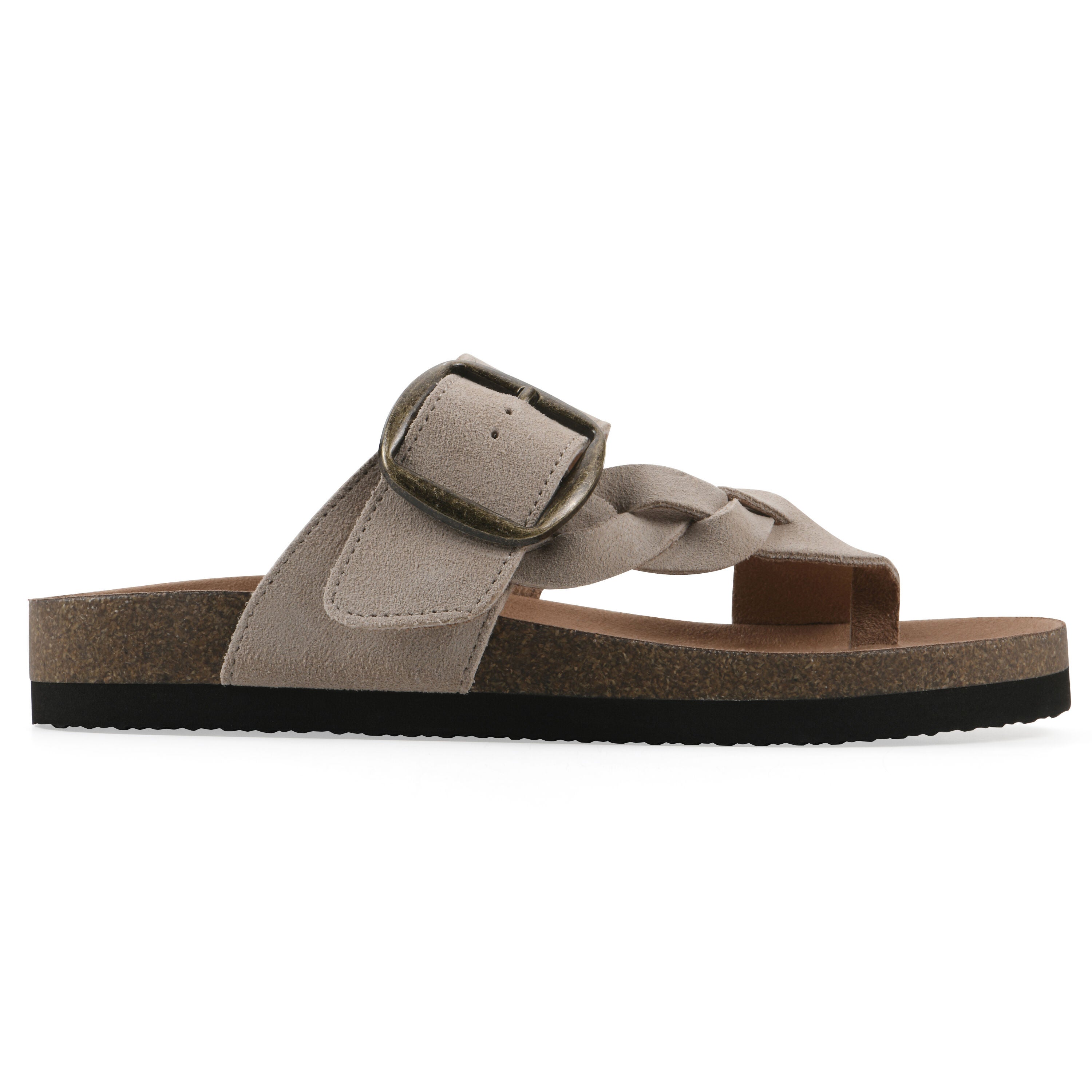 Harleta Footbeds Sandal, SANDAL WOOD SUEDE, alternate image number 2