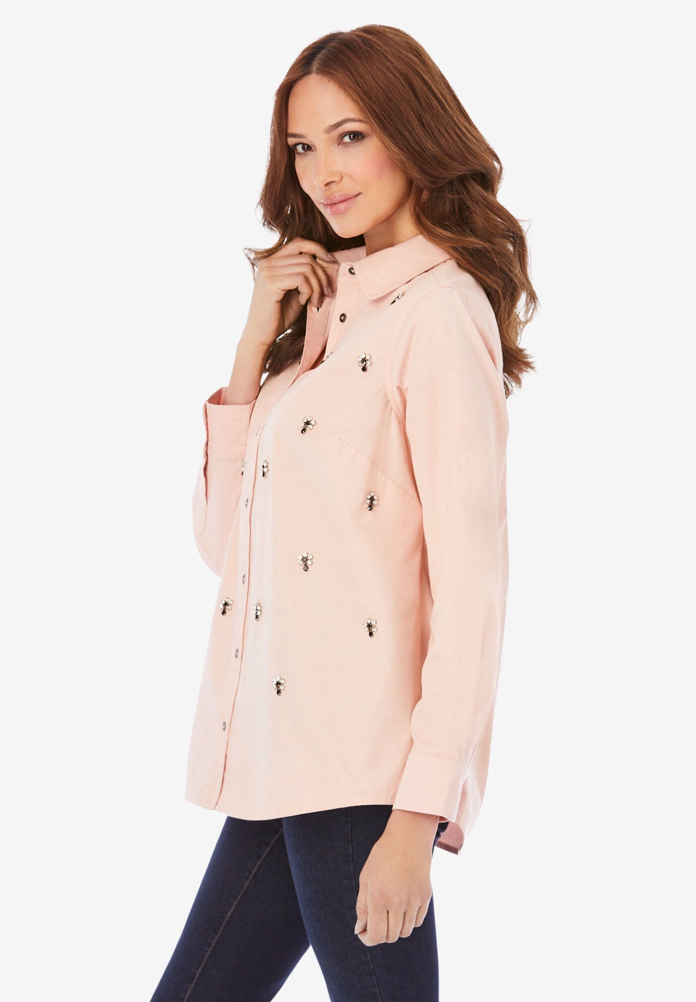 Gem Stud Big Shirt, , alternate image number 2