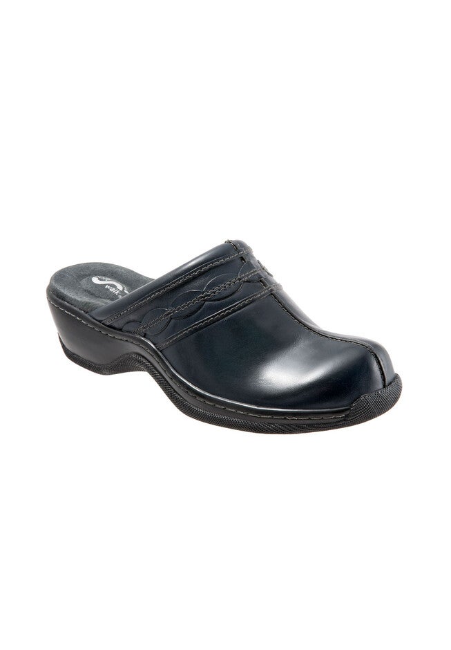 Abby Clog by SoftWalk®, NAVY, hi-res image number 0