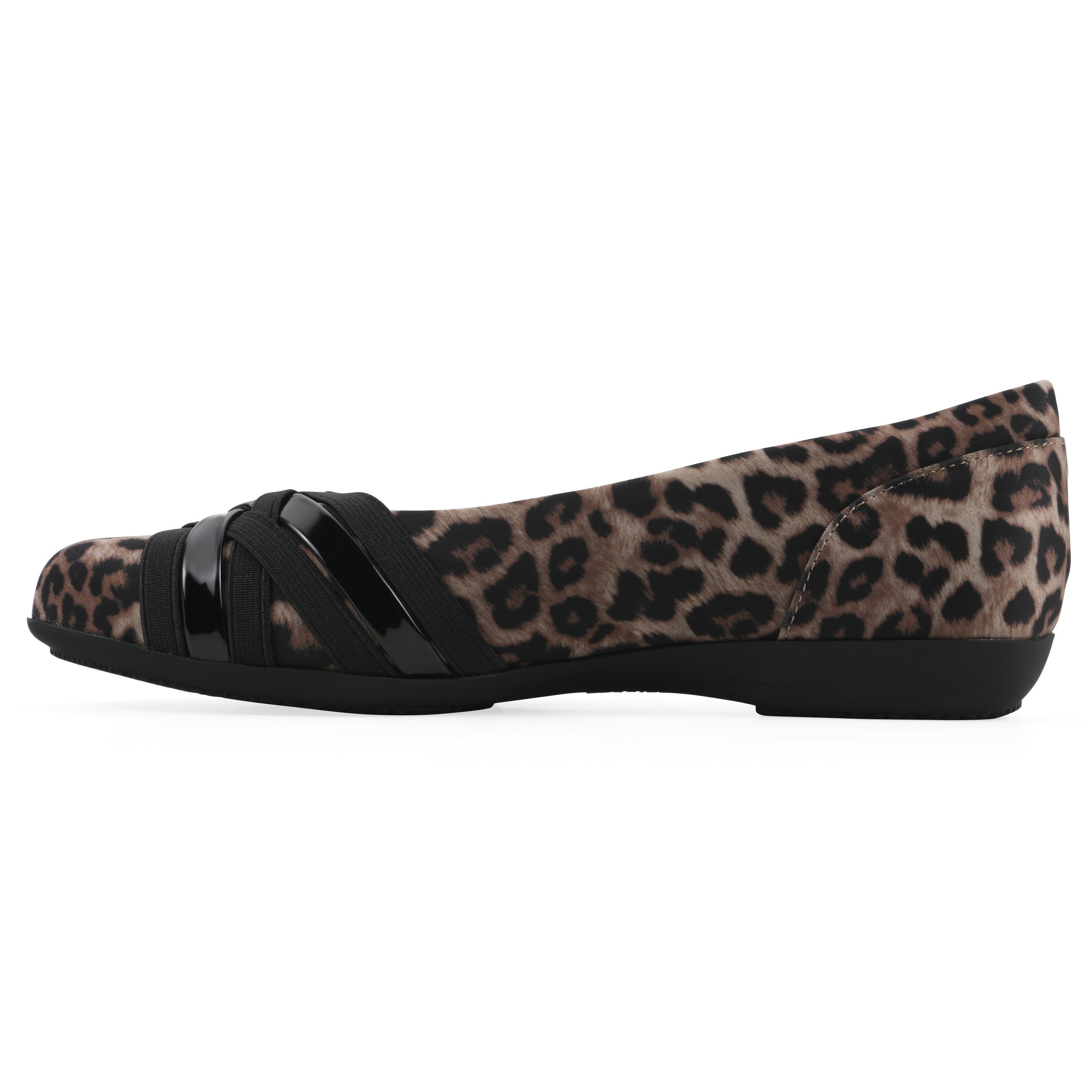 Chic Ballet Flat, TAN LEOPARD NYLON, alternate image number 3