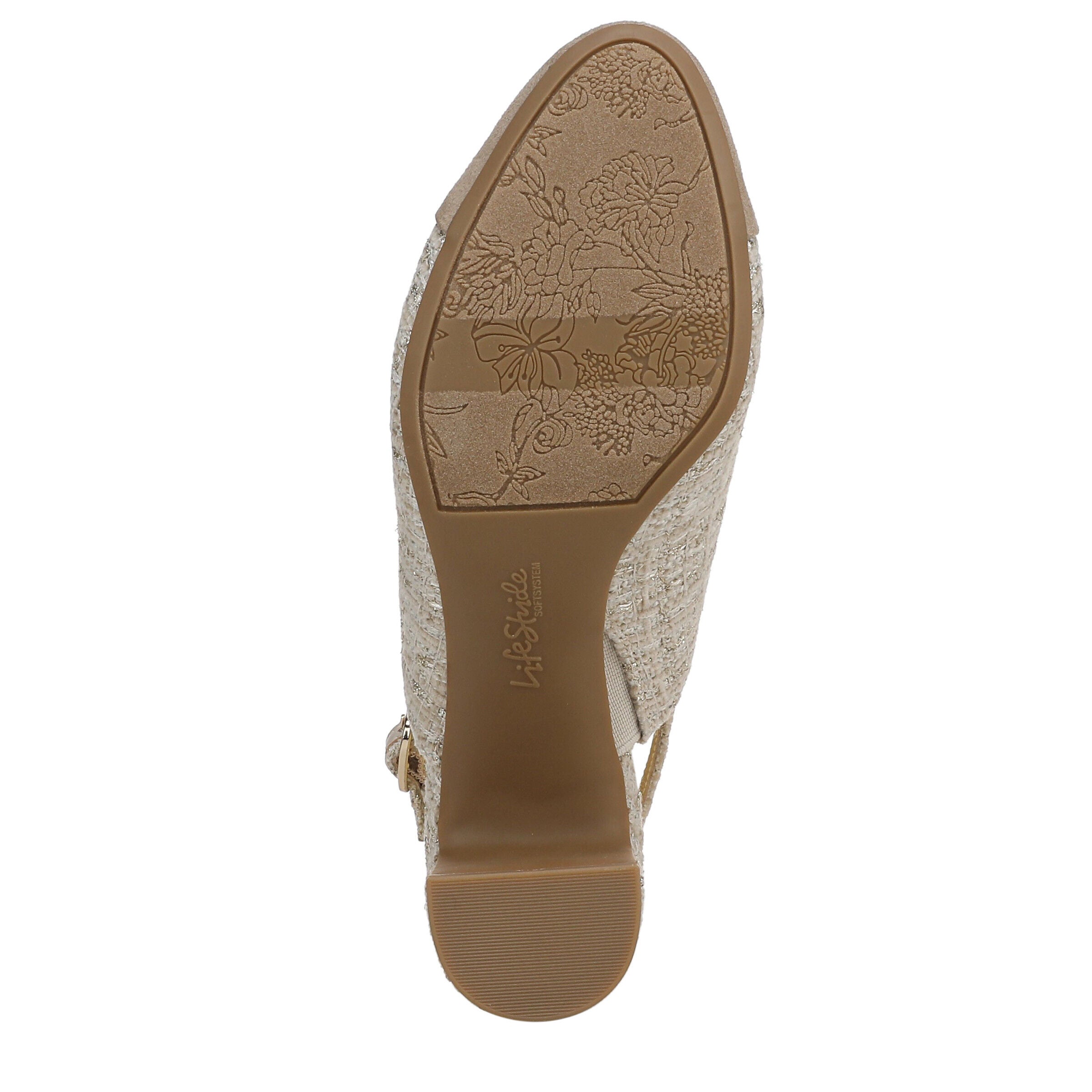 Tessa Slingback Pump, DOVER LIGHT TAN, alternate image number 7