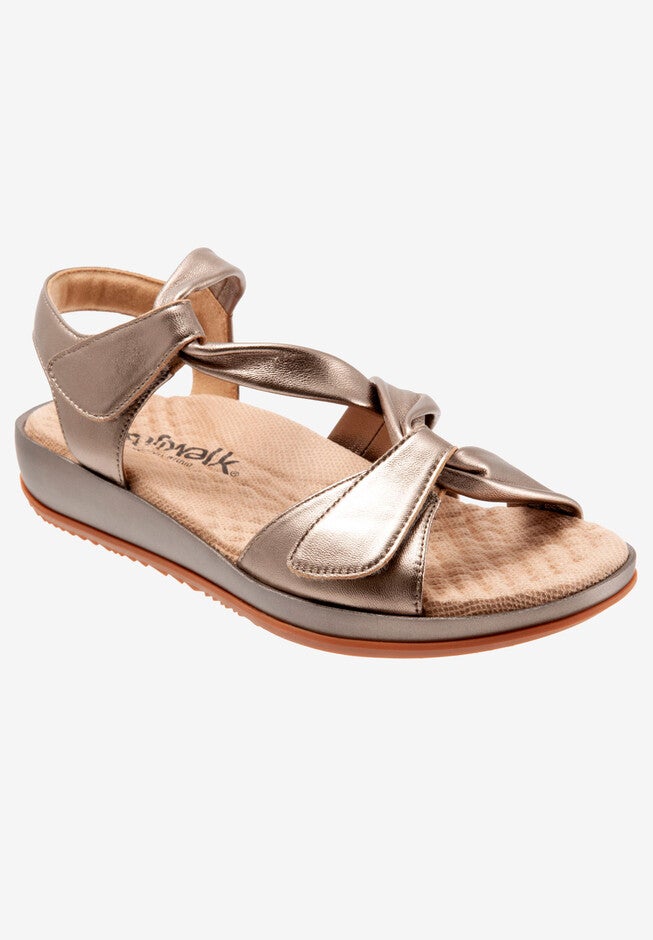Del Rey Sandals by SoftWalk®, BRONZE, hi-res image number null