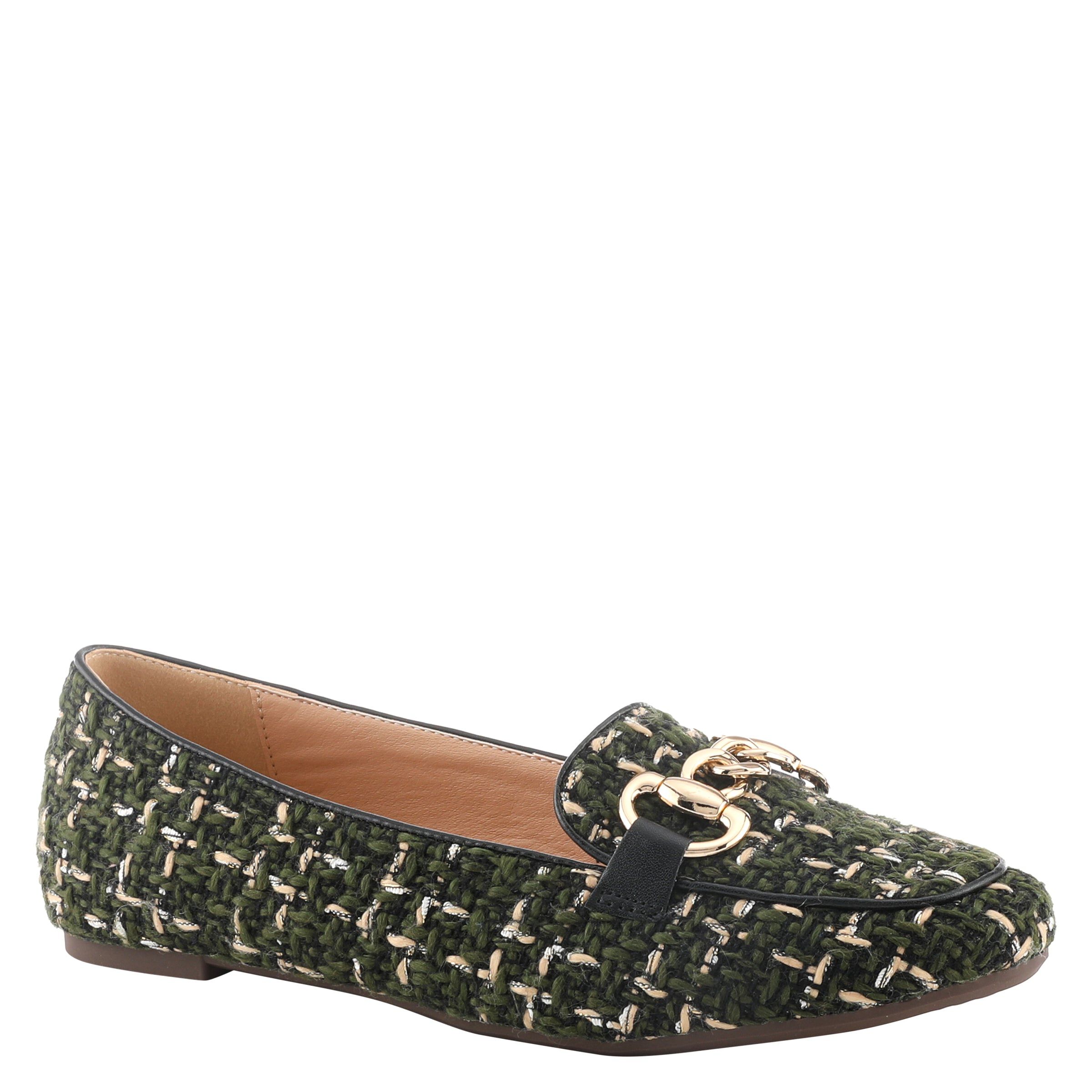 Knitknot Ballet Flat Shoe, OLIVE MULTI, hi-res image number 0