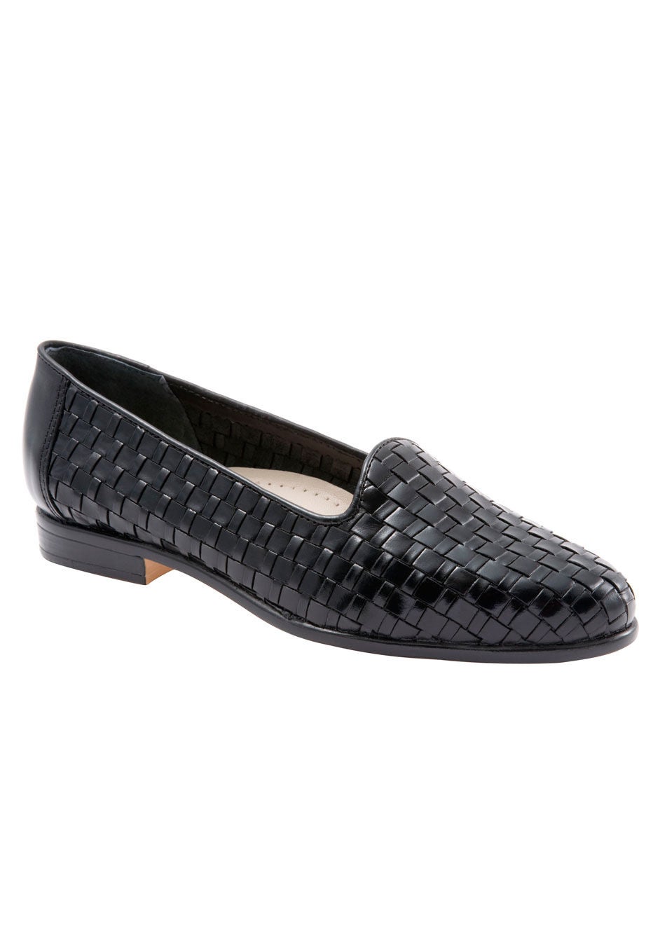 Liz Leather Loafer by Trotters&reg;, BLACK, hi-res image number 0
