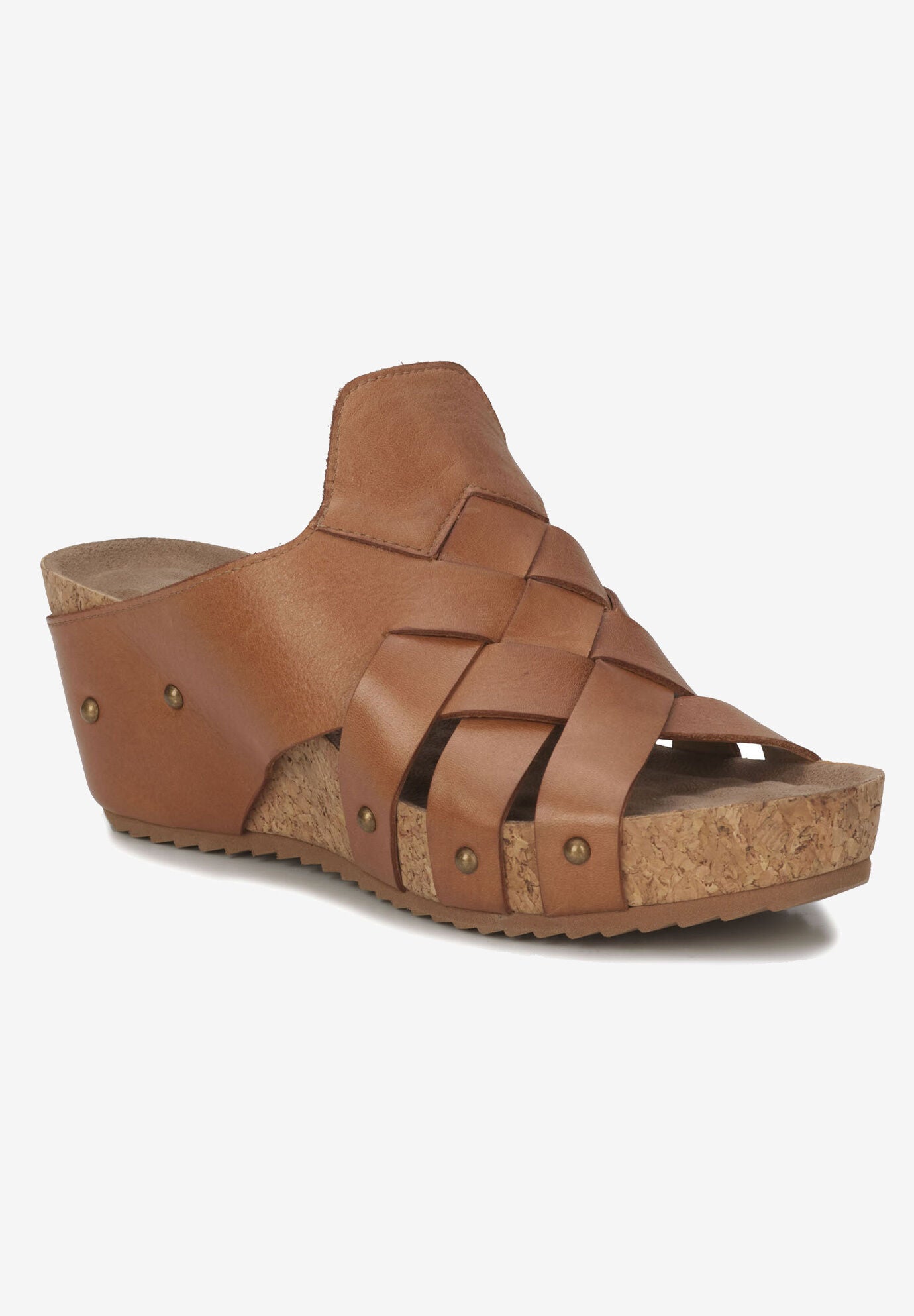 Tatum Wedge Sandal, SCOTCH LEATHER, hi-res image number 0