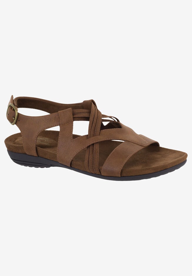 Jessica Sandal by Easy Street®, TAN, hi-res image number 0