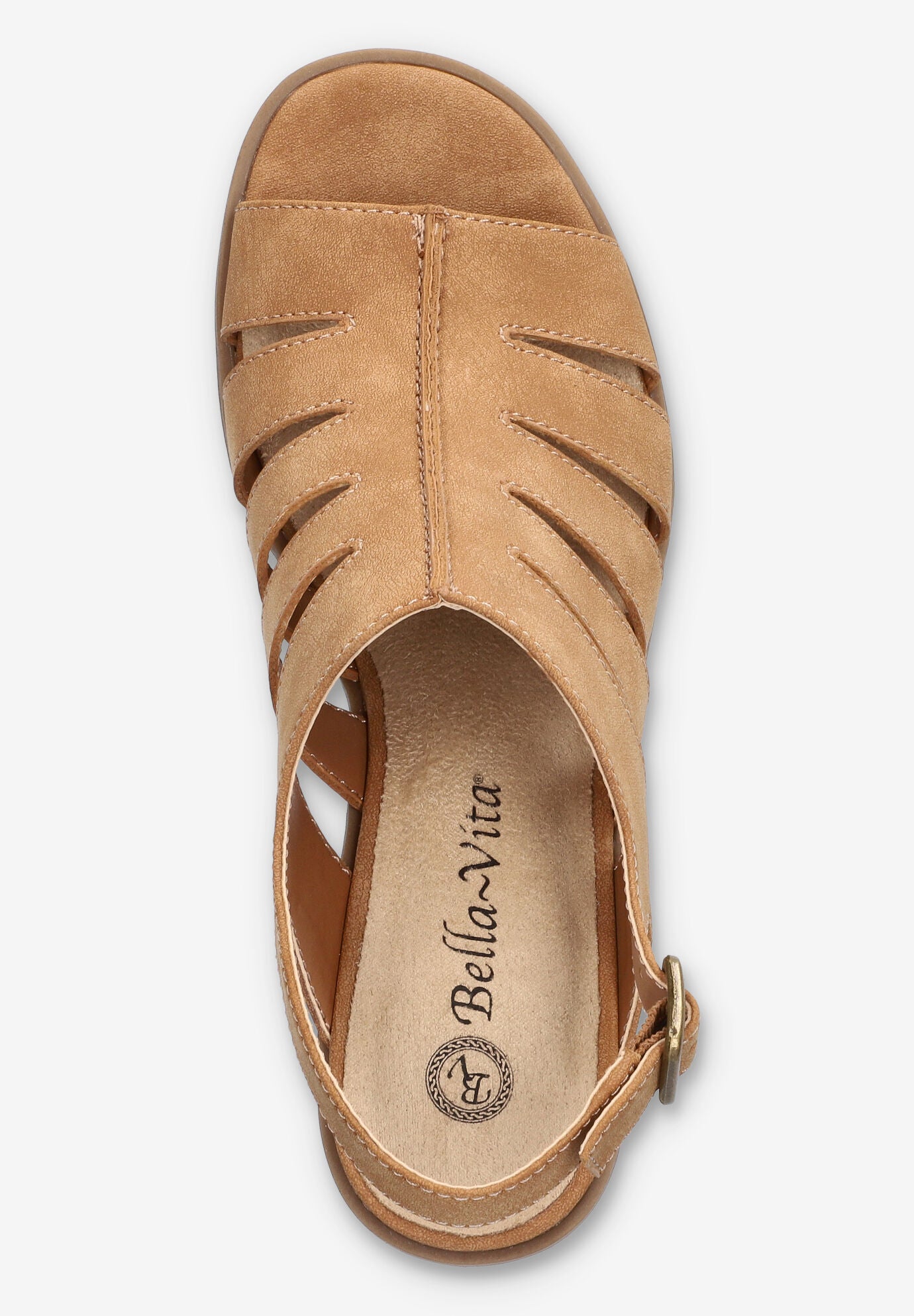 Rhodes Heeled Sandal, TAN, alternate image number 6