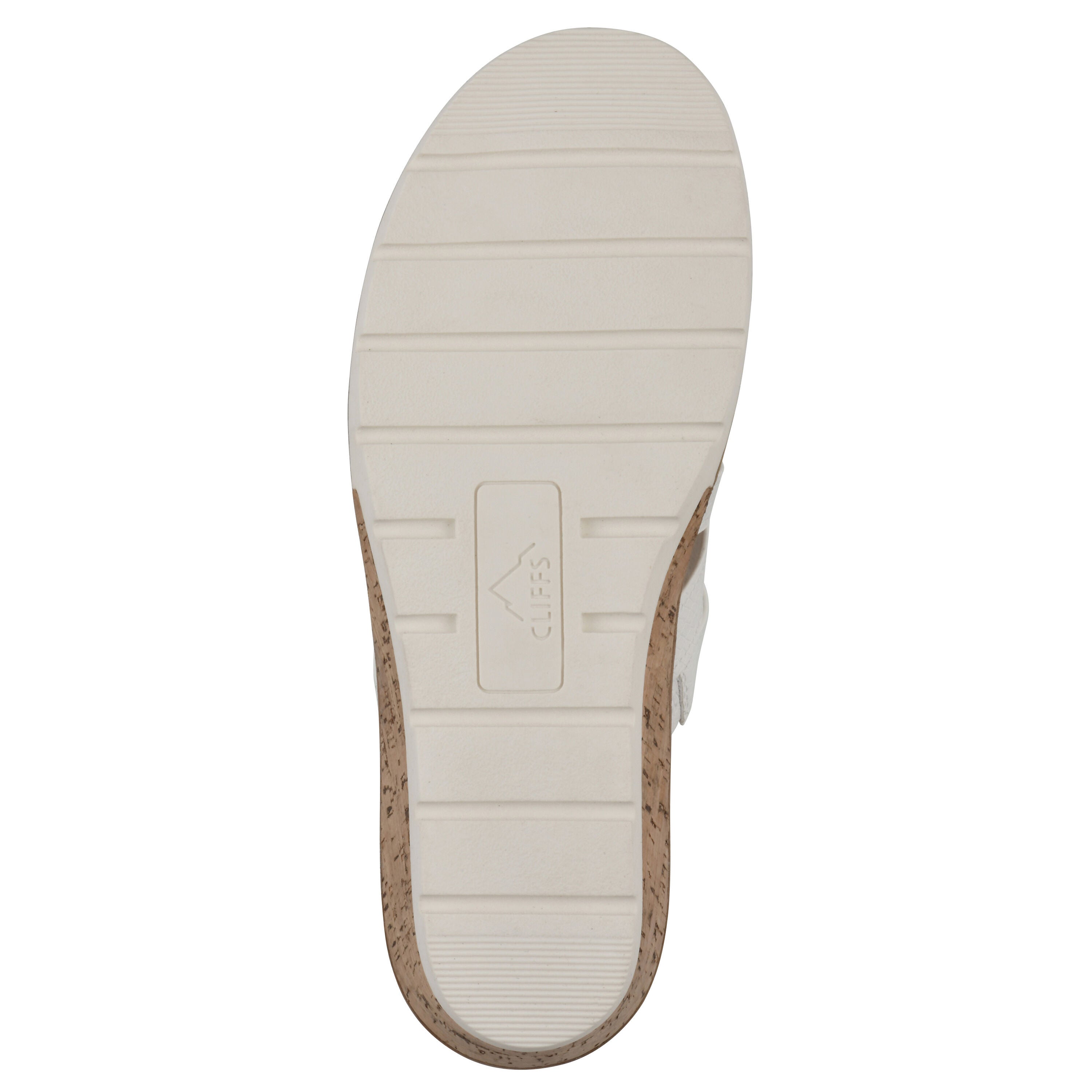 Tinisha Wedge Sandal, WHITE EMBOSSED, alternate image number 5