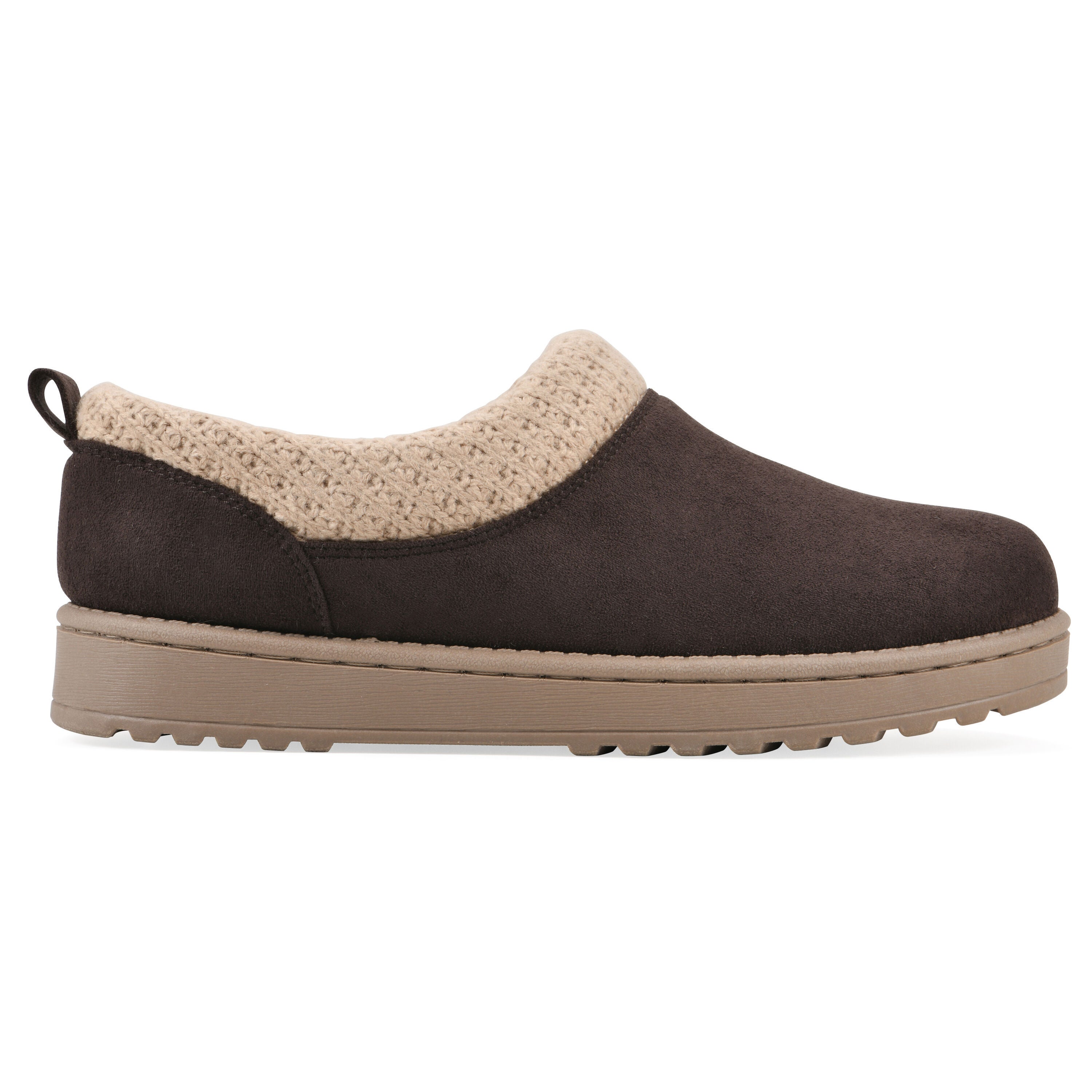 Iceboat Slip-on Clog, DARK BROWN FABRIC, alternate image number 2
