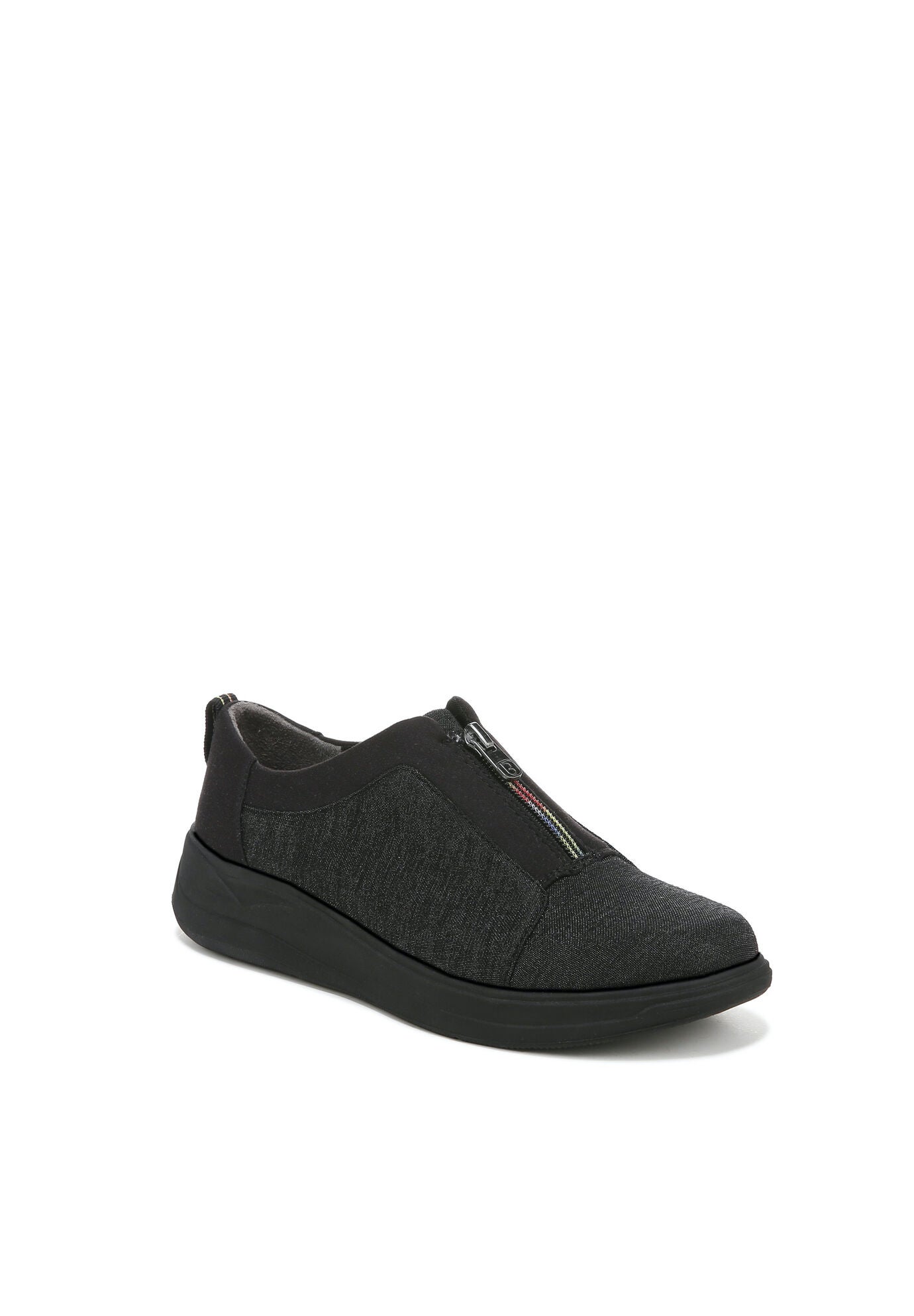 Ladies Take Easy Sneakers Black Shimmer Jessica London