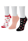 3 Pair Pack Ankle Socks, , alternate image number null