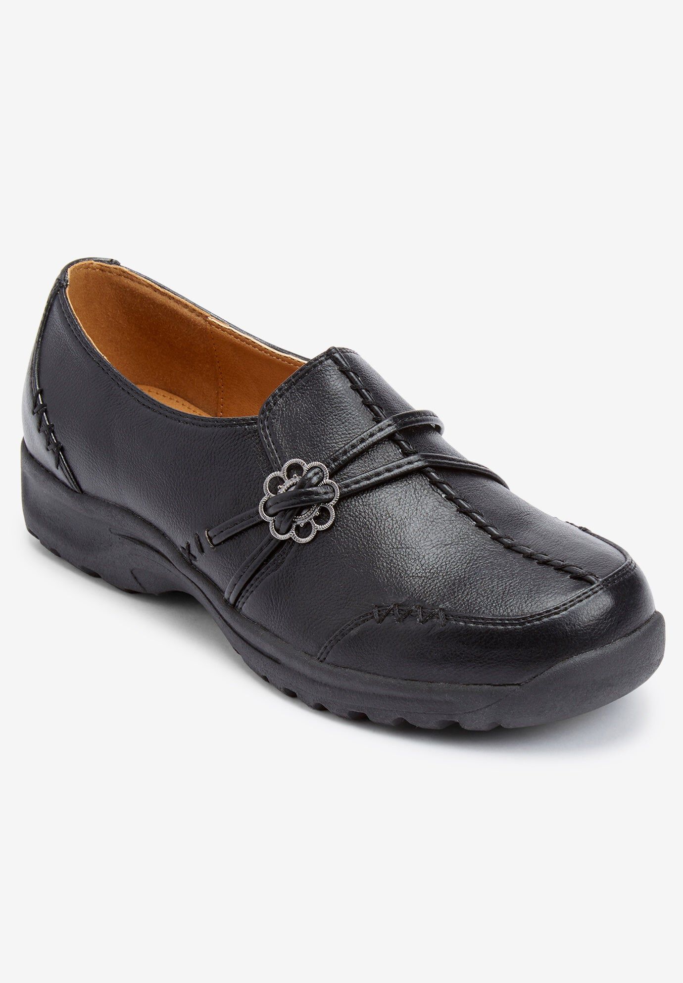 The Natalia Slip-On Flat, BLACK, hi-res image number 0