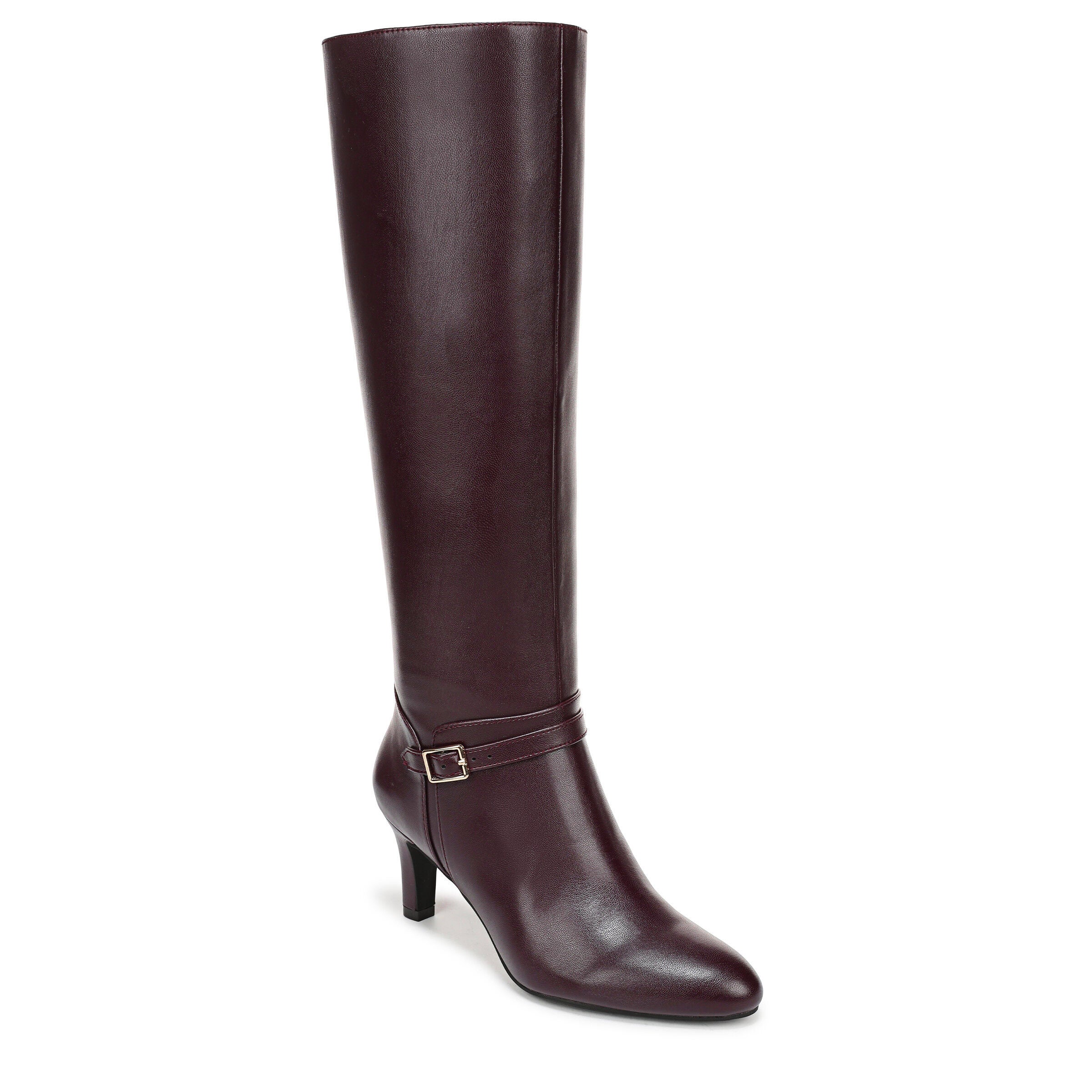 Glenore Wide Calf Knee High Boot, PLUM, hi-res image number 0