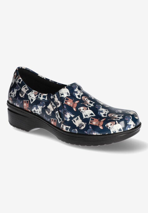 Tiffany Flats, NAVY PATENT, hi-res image number null