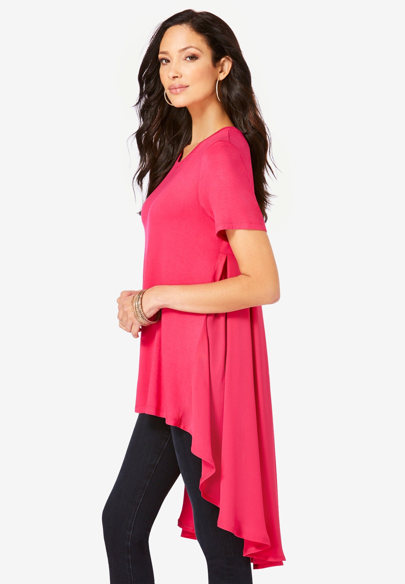 Georgette-Back Ultra Femme Tunic, , alternate image number 2