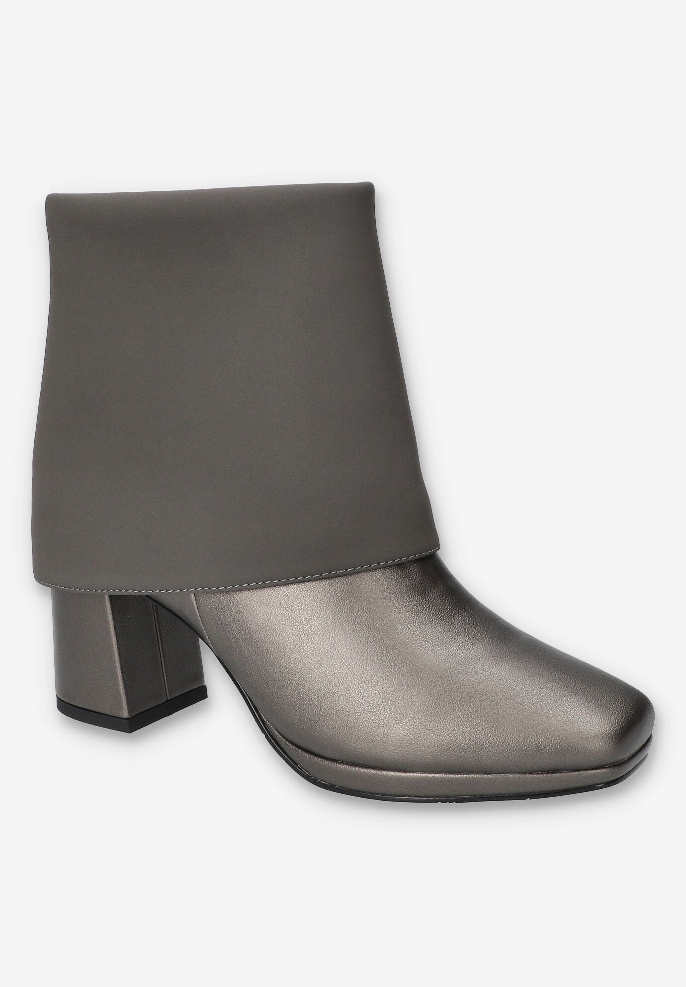 Sutton Sqaure Toe Ankle Boot, PEWTER LAMY, hi-res image number 0