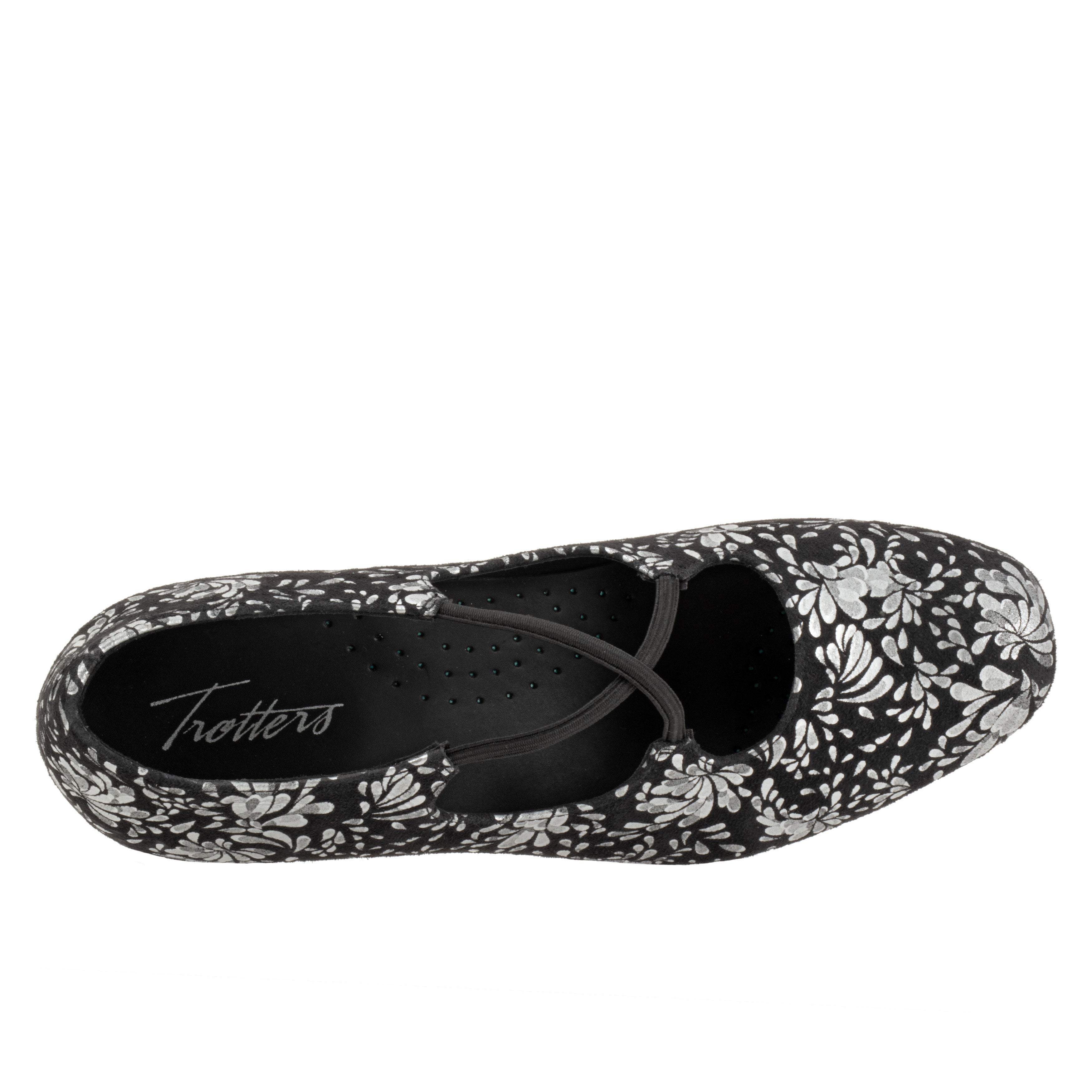 Demi Pump, BLACK FLORAL, alternate image number 3