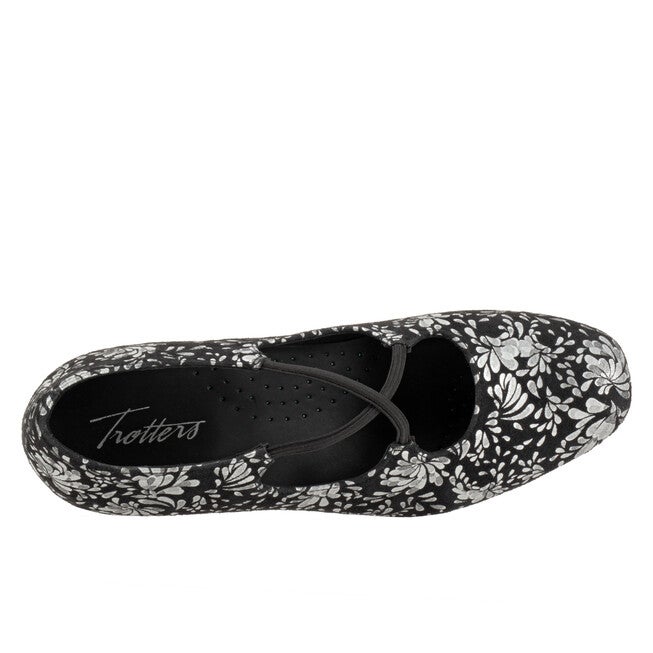 Demi Pump, BLACK FLORAL, alternate image number 3