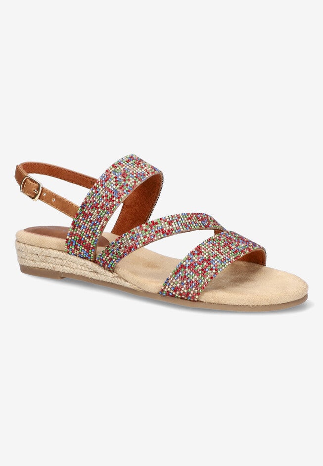 Radical Espadrille Wedge, TAN, hi-res image number null