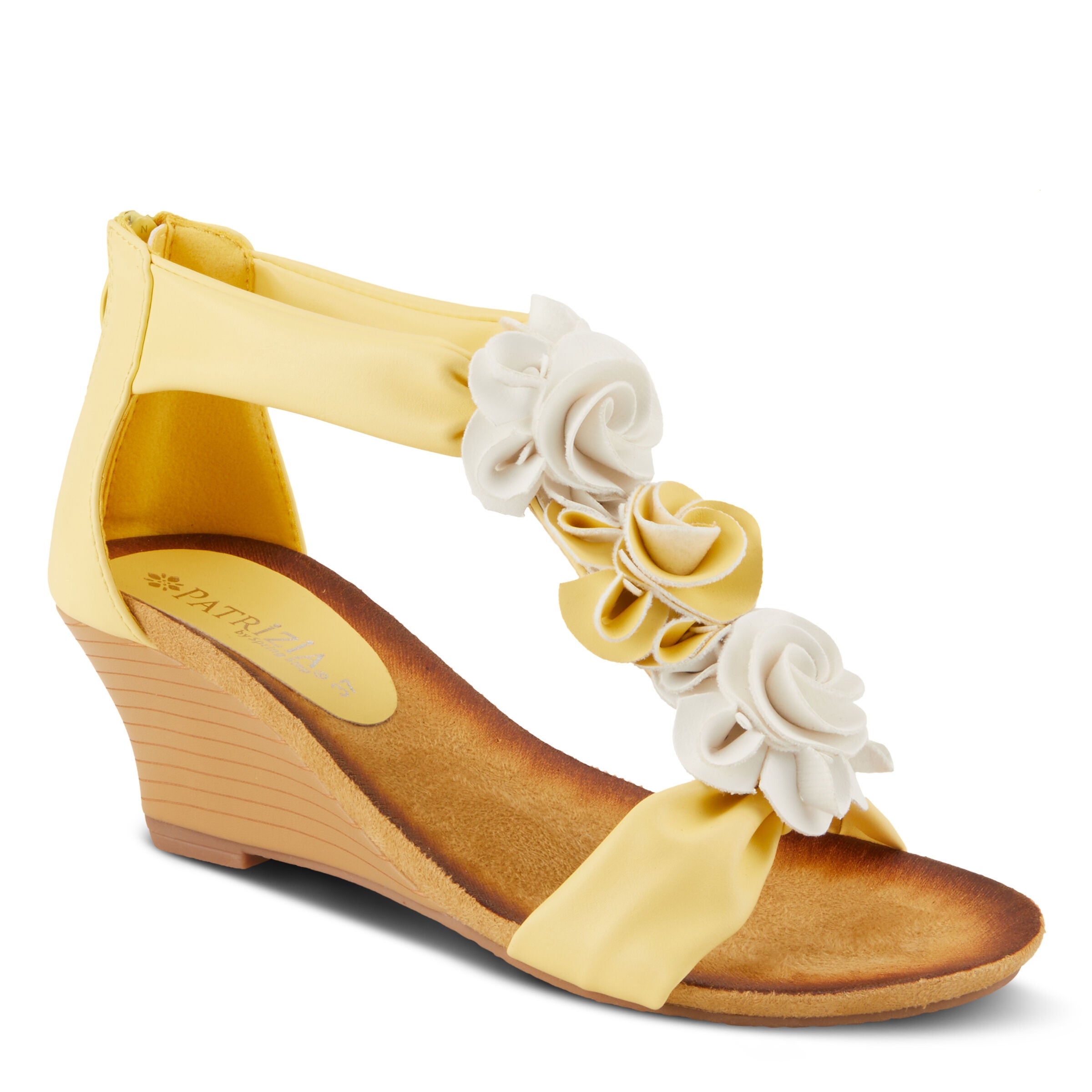 Harlequin T-Strap Sandal, LIGHT YELLOW, hi-res image number 0