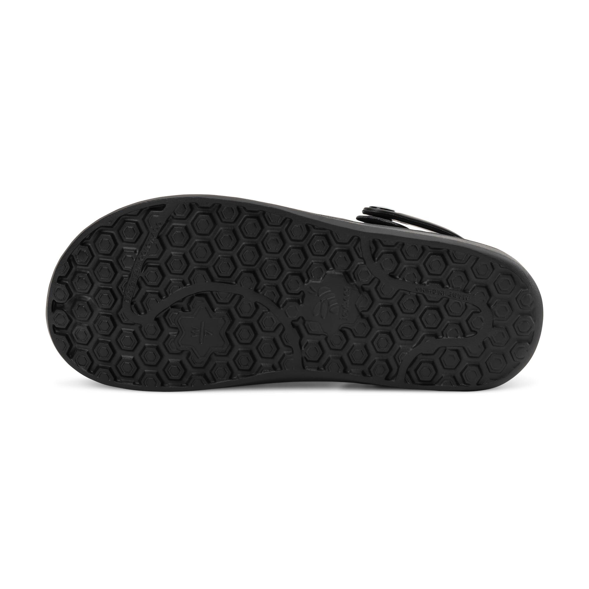 Varsity Lined Clog, BLACK, on-hover image number 1