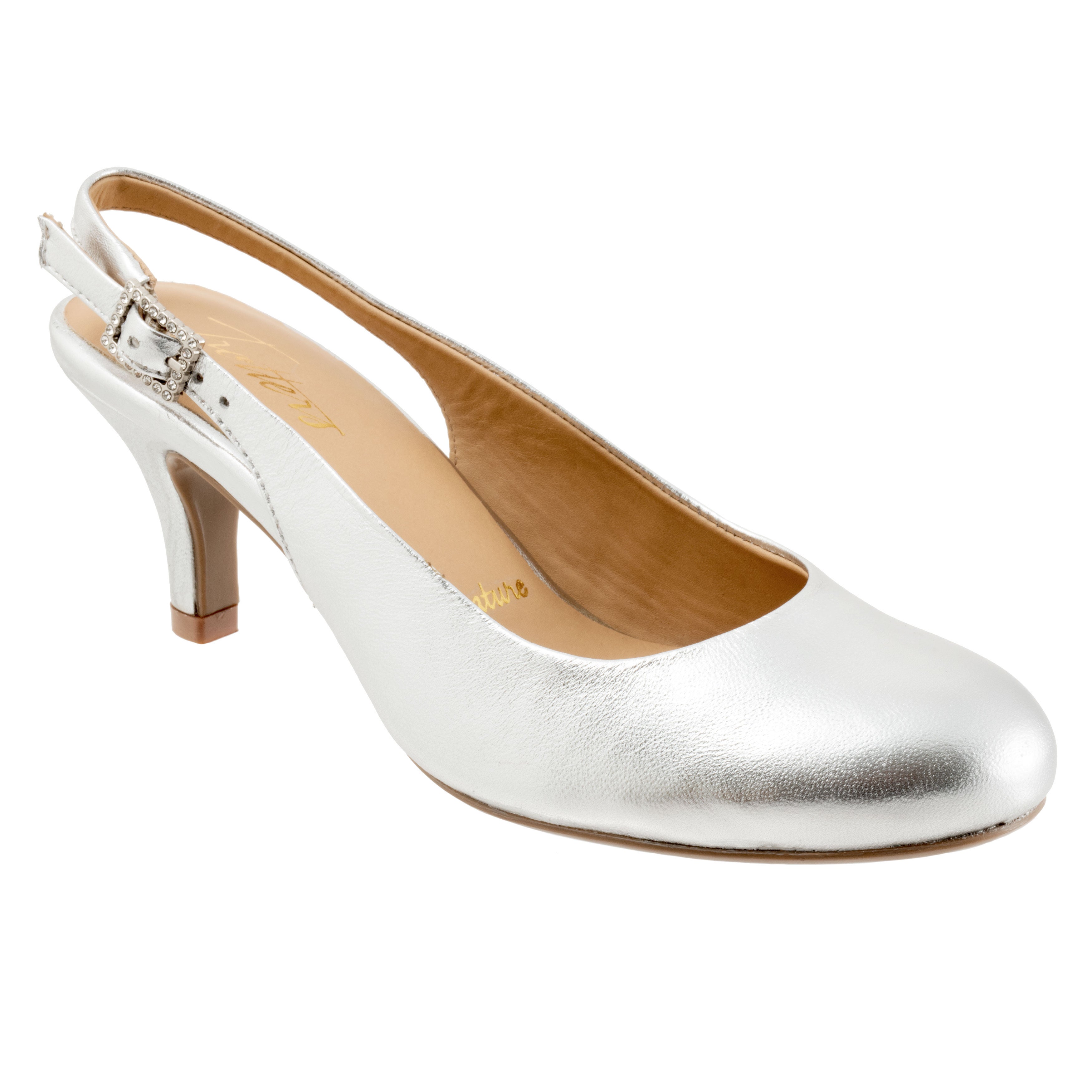 Lexi Bridal Pump, SILVER, hi-res image number 0