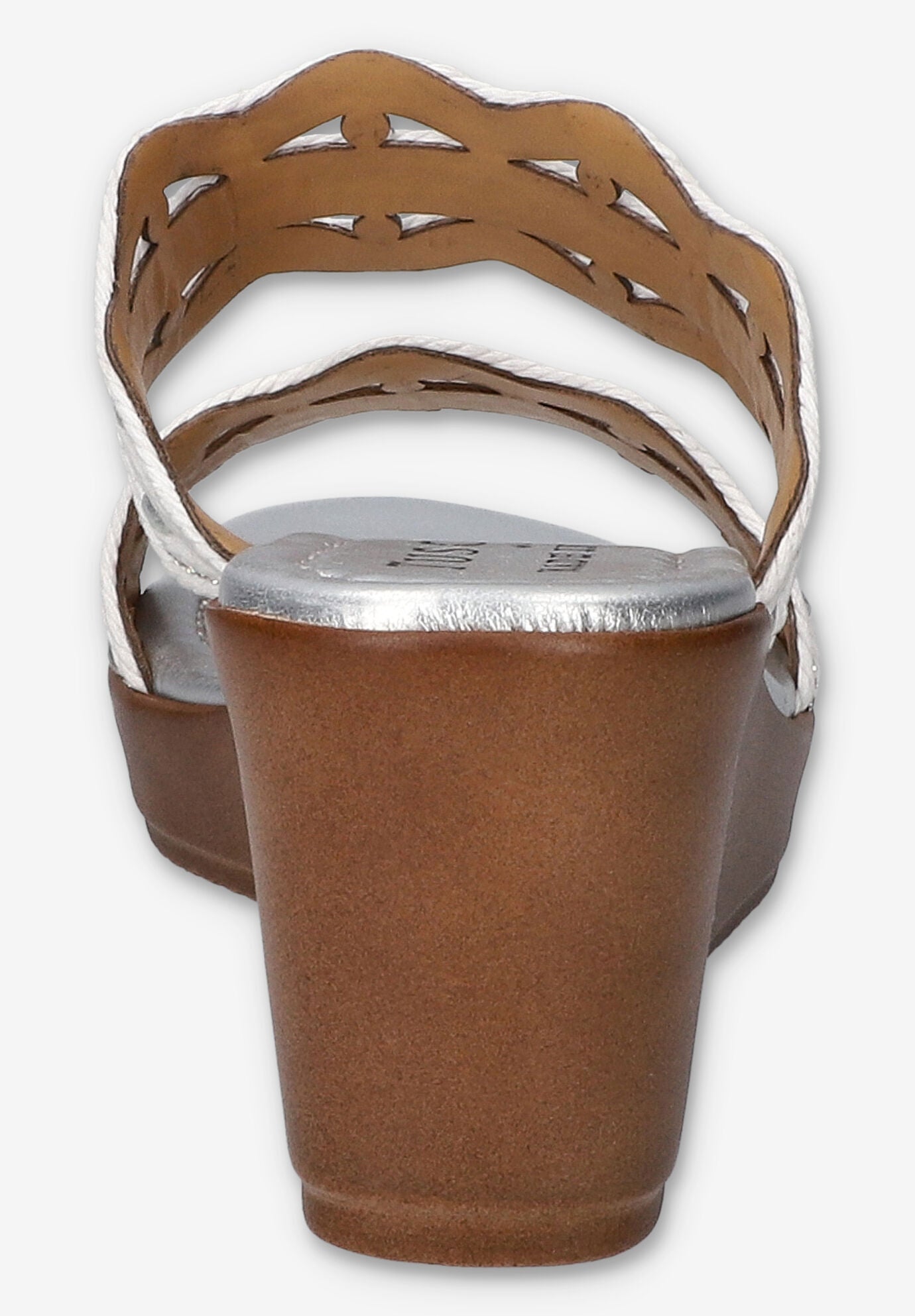 Selva Wedge Sandal, WHITE, alternate image number 3