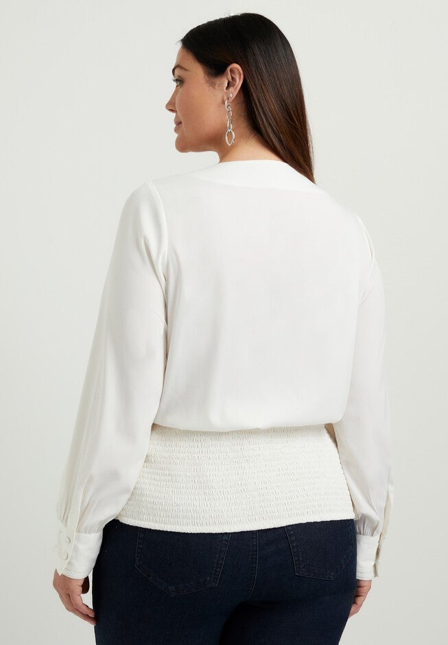 Faux Wrap Blouse, , on-hover image number null