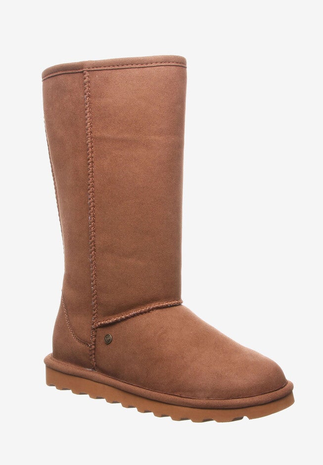 Elle Tall Vegan Bootie , HICKORY, hi-res image number null